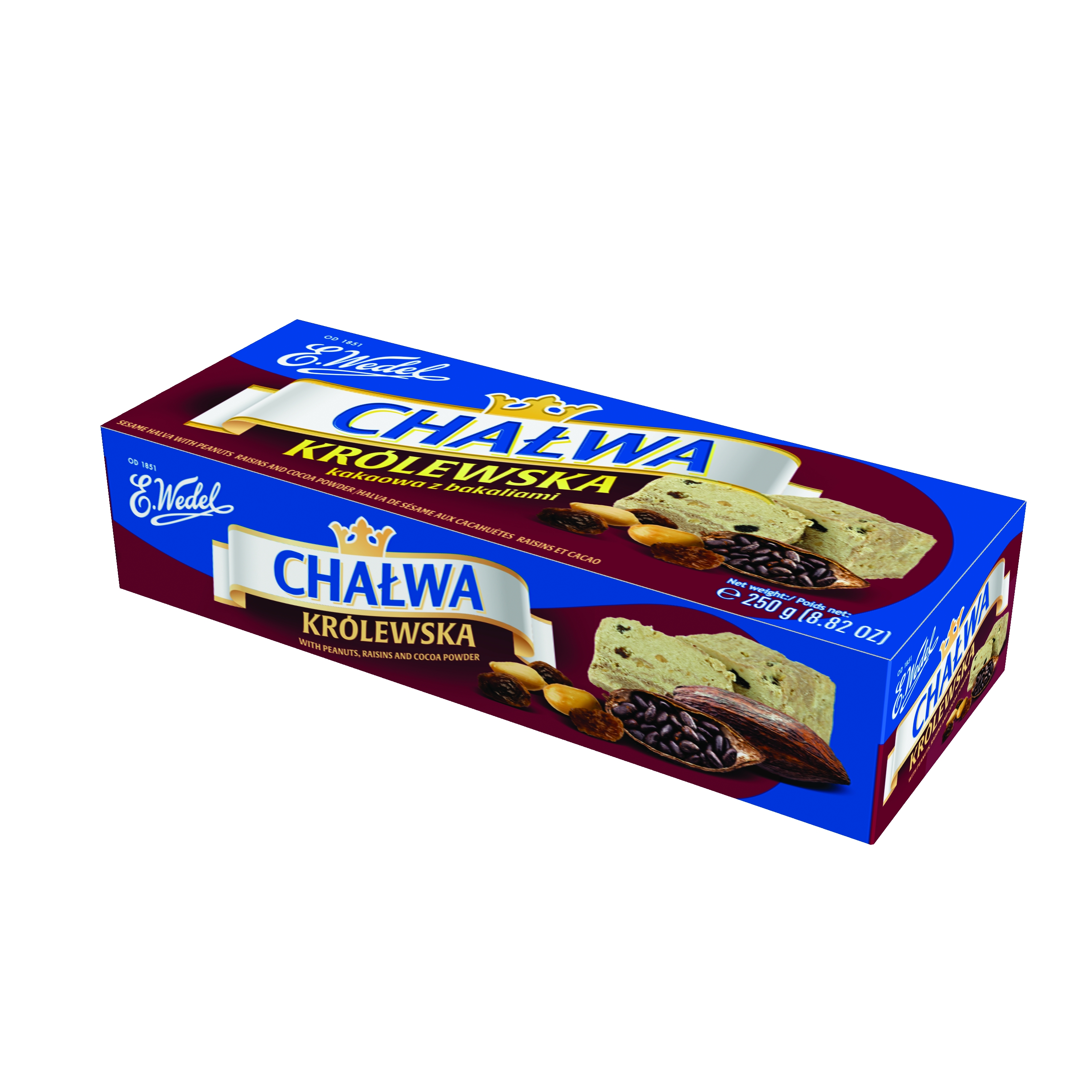 E. Wedel Chałwa Królewska Z Kakao I Bakaliami 250G