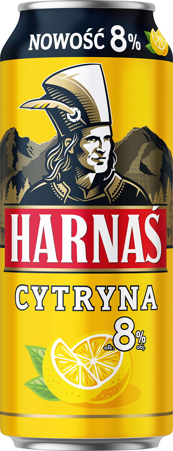 Harnaś Cytryna 8% 500 Ml Puszka