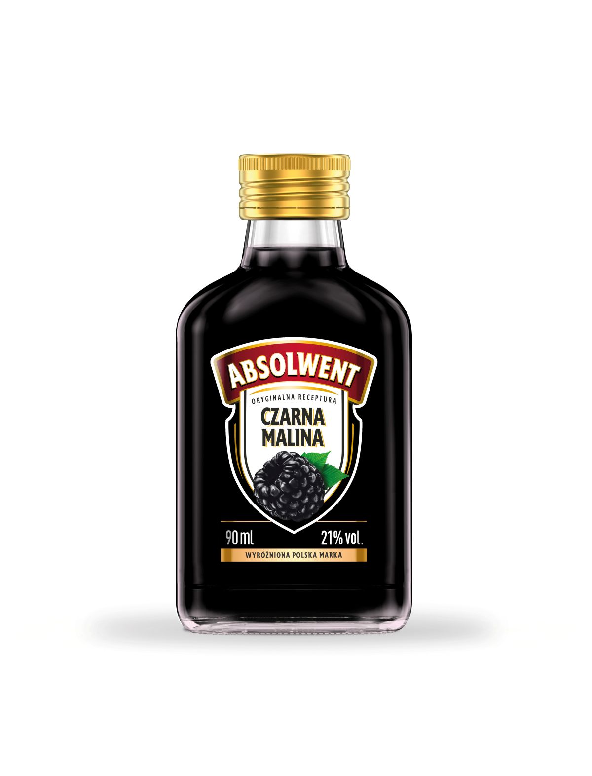 Likier Absolwent Czarna Malina 0,09L 21%