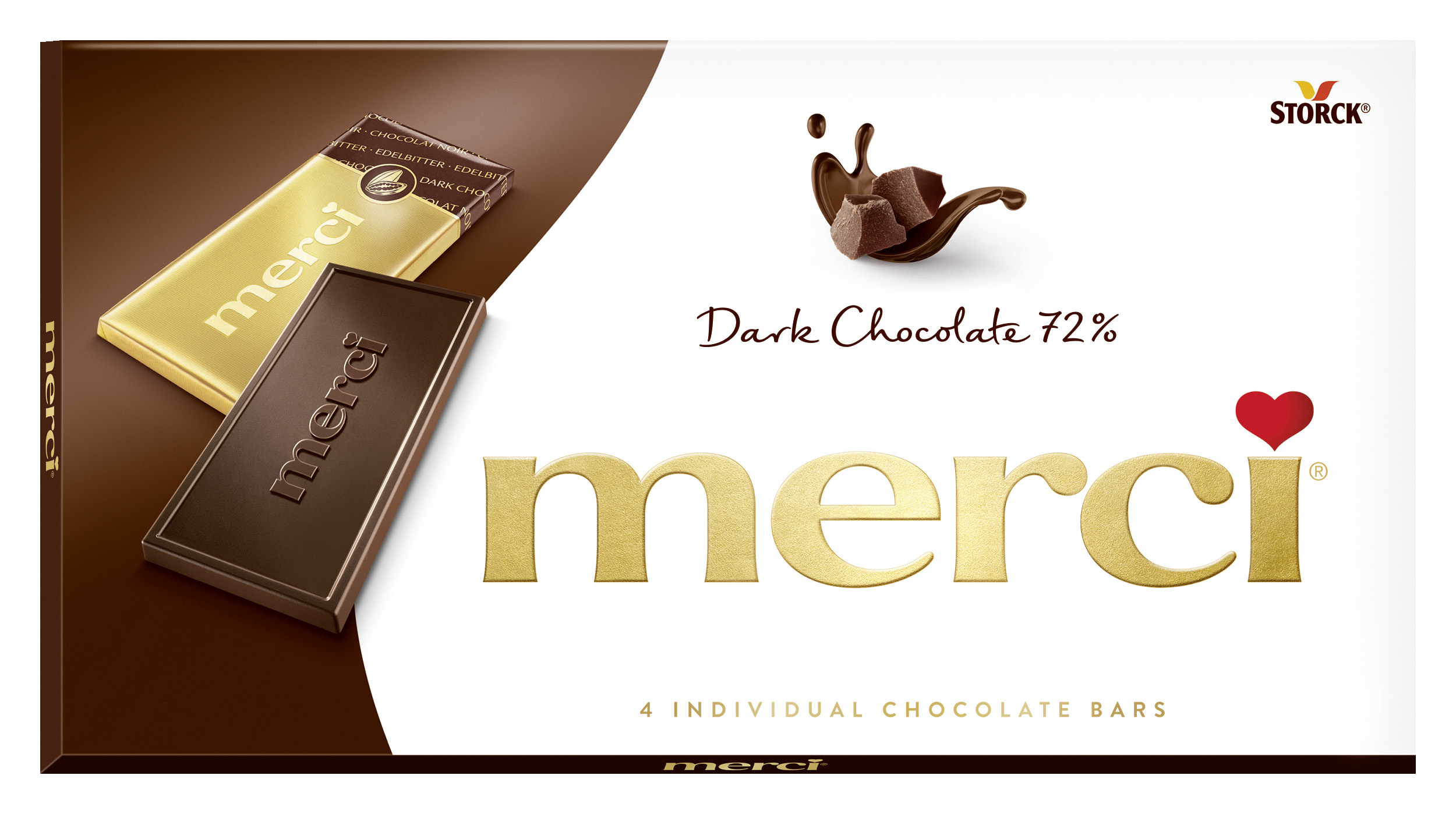 Merci Czekolada Gorzka 72% 100G