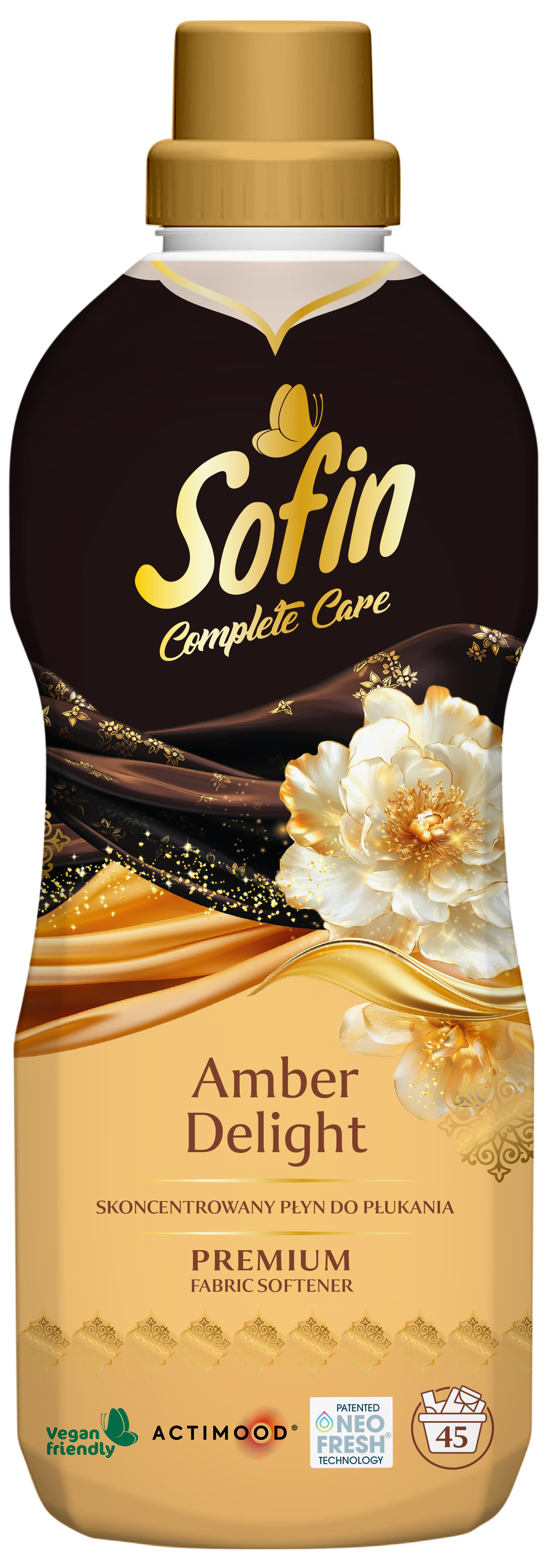 Sofin Complete Care Skoncentrowany Płyn Do Płukania Tkanin Amber Delight 0,81L