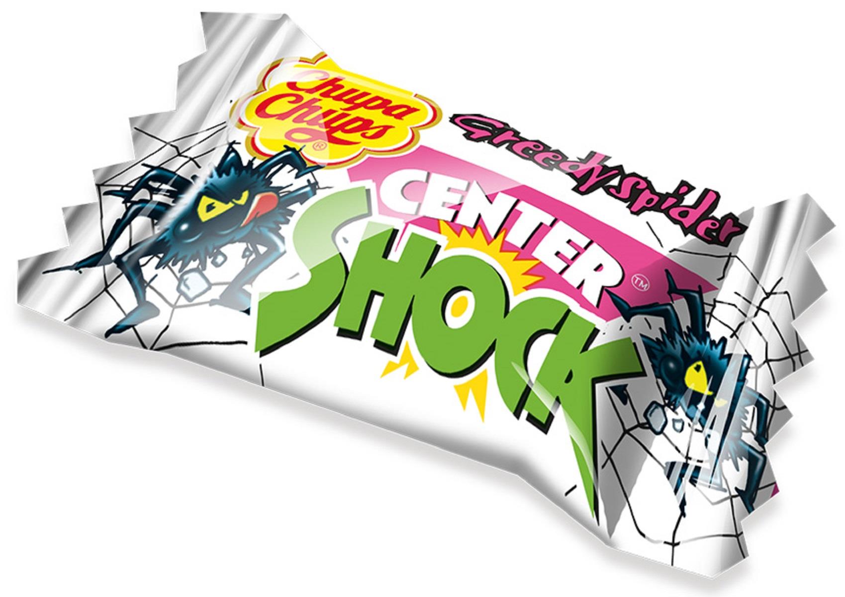 Chupa Chups Guma Do Żucia Center Shock Monster Mix 4G X100