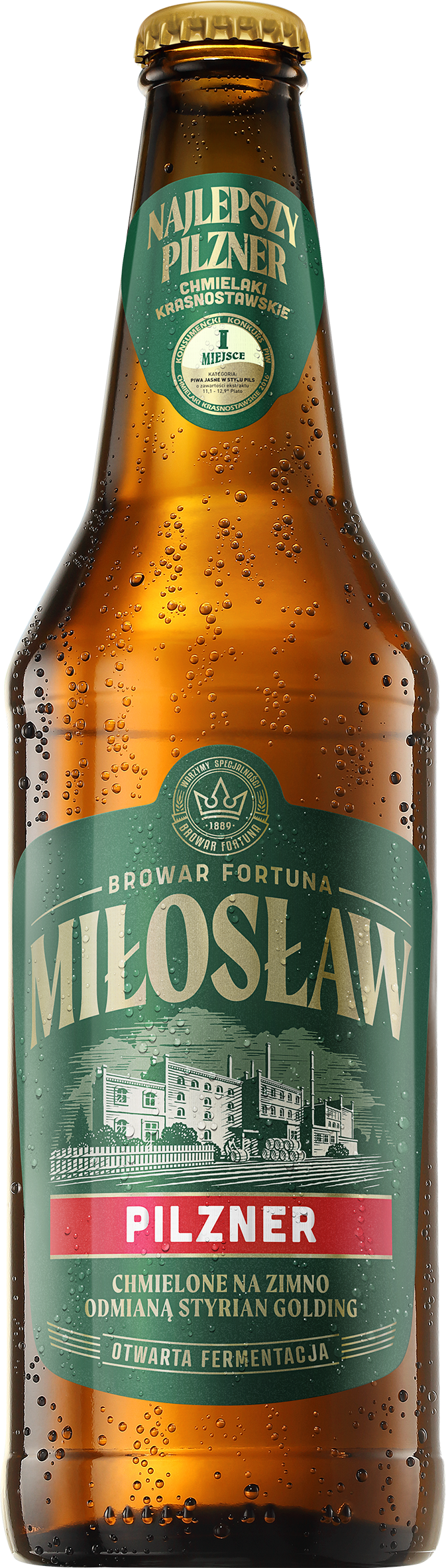 Miłosław Pilzner 500 Ml Butelka Zwrotna