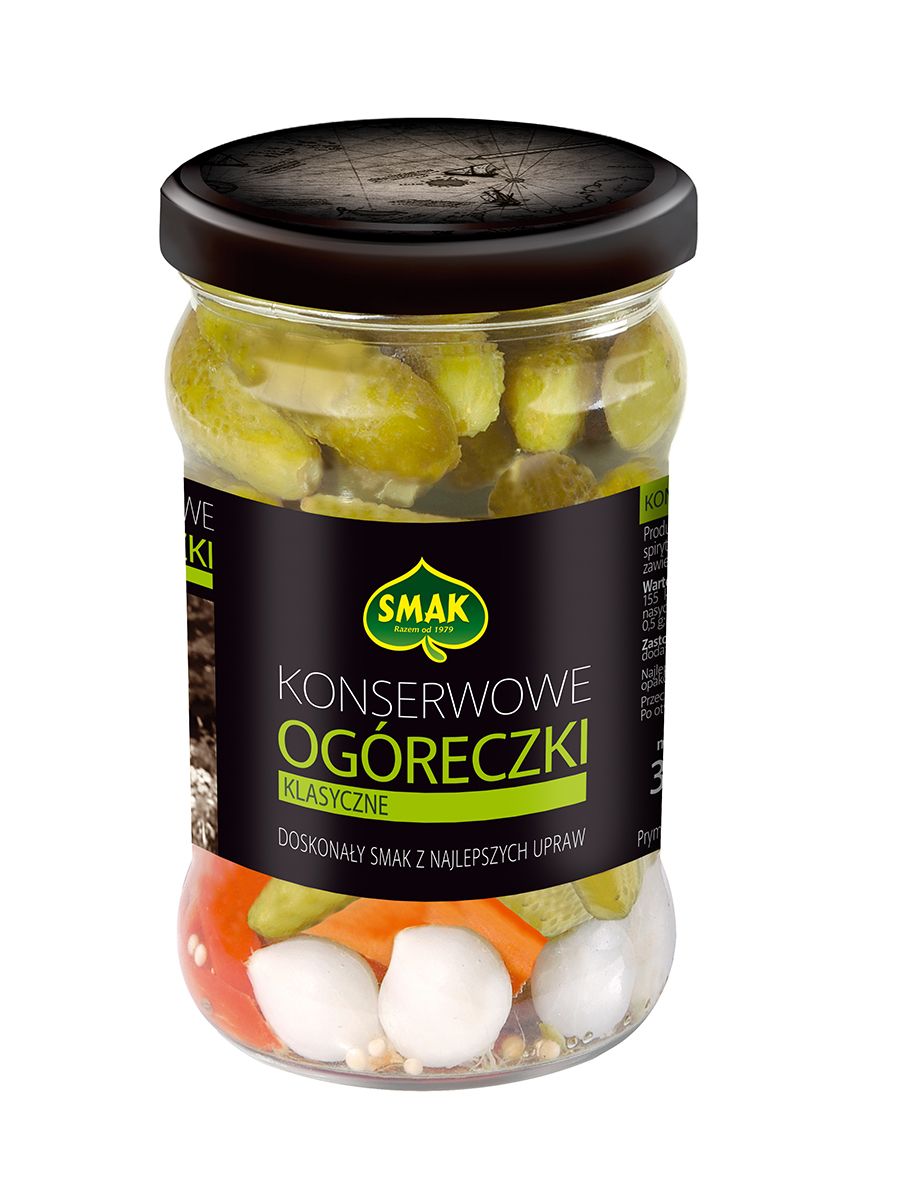 Ogóreczki Konserwowe Klasyczne 300/150 G Smak