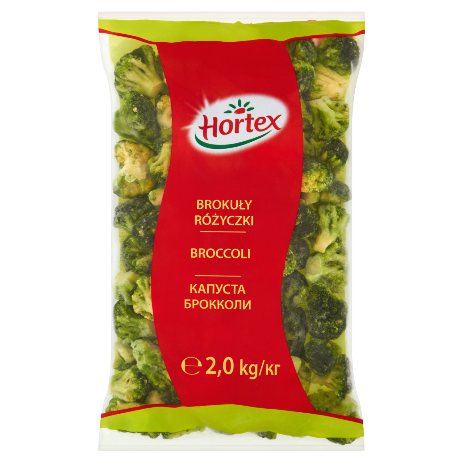 Hortex Brokuły Różyczki 2,0 Kg