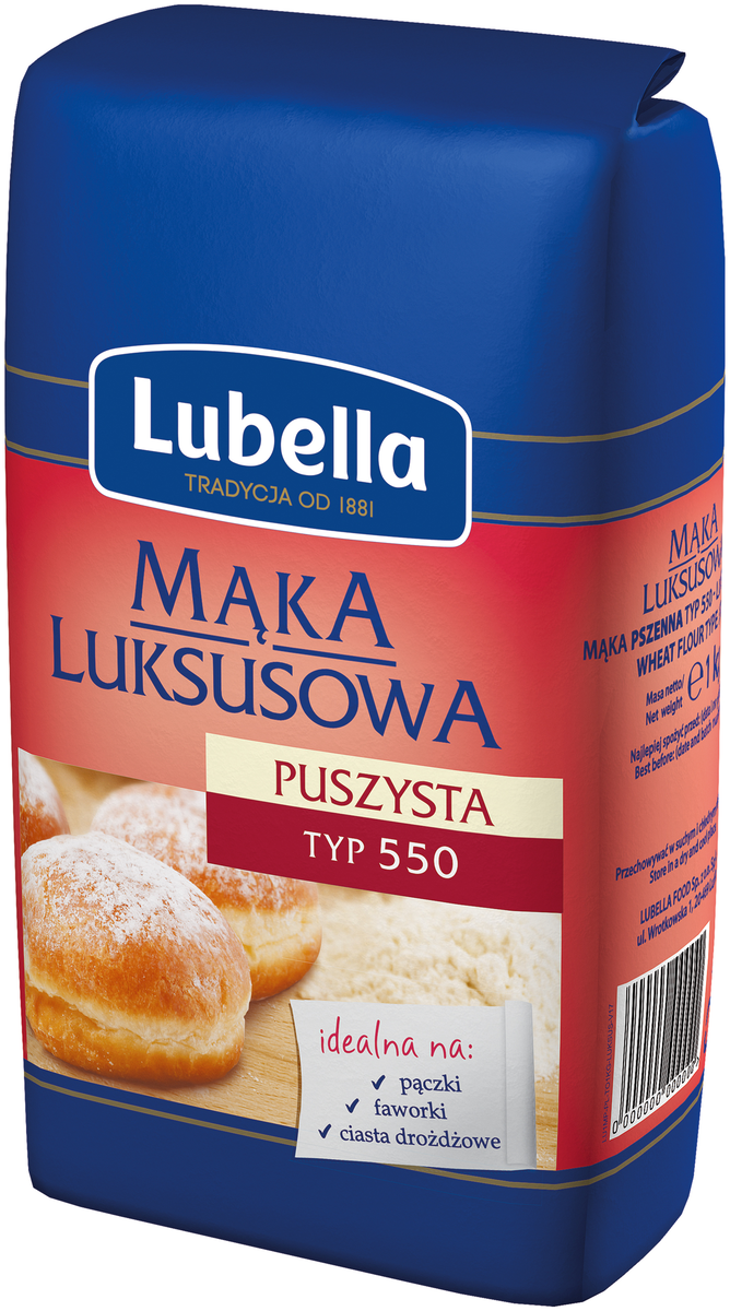 Lubella Mąka Puszysta Luksusowa Typ 550 1 Kg