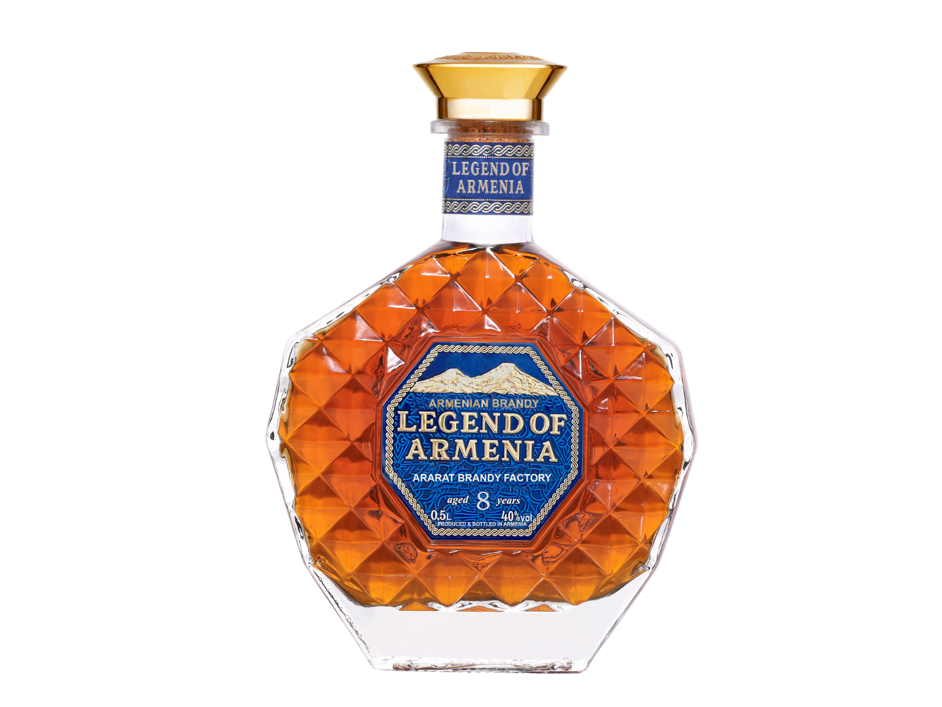 Legend Of Armenia Brandy Aged 8 Years, Brandy 40%, 500 Ml