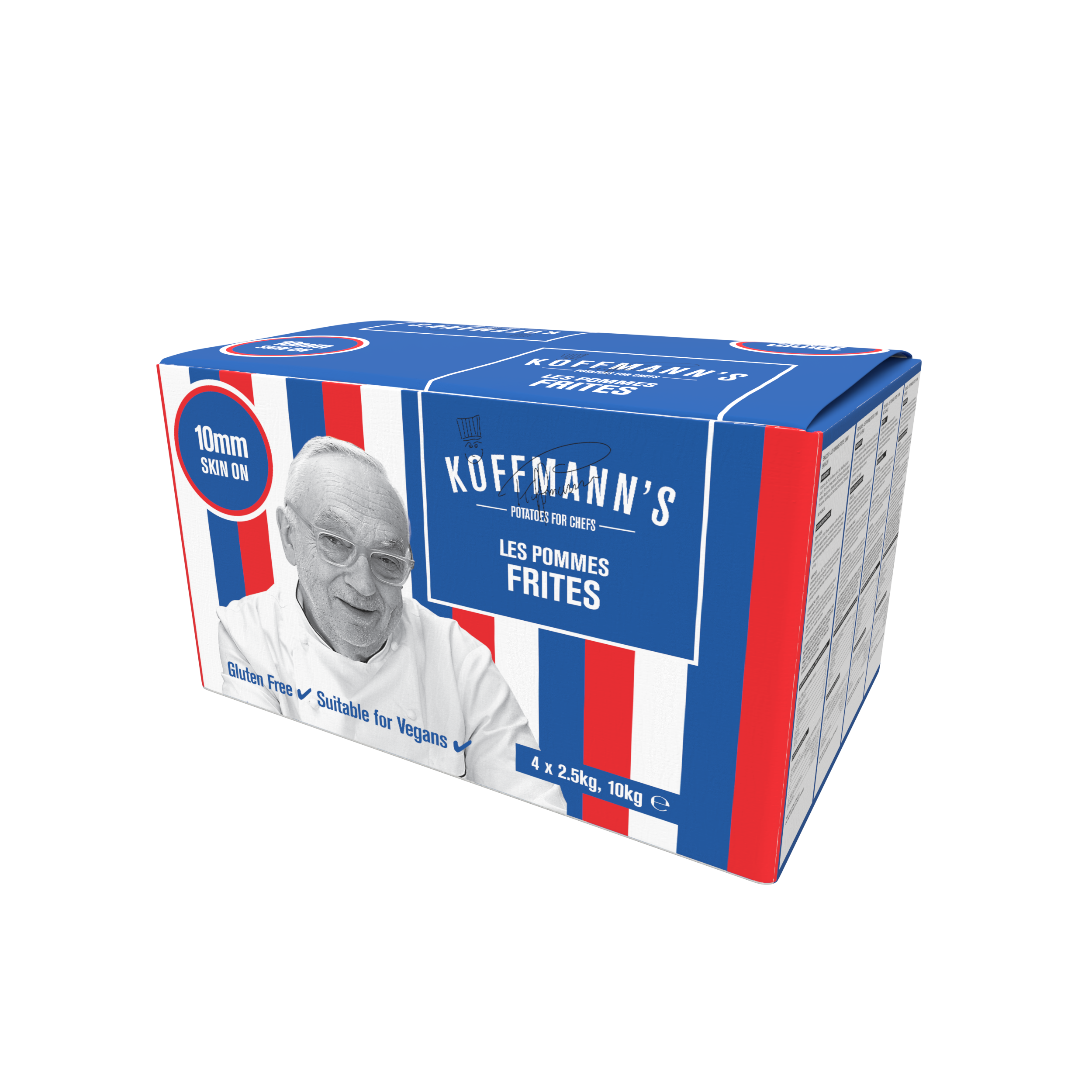 Koffmann'S Frytki 10Mm Zw Skórką 4 X 2,5Kg
