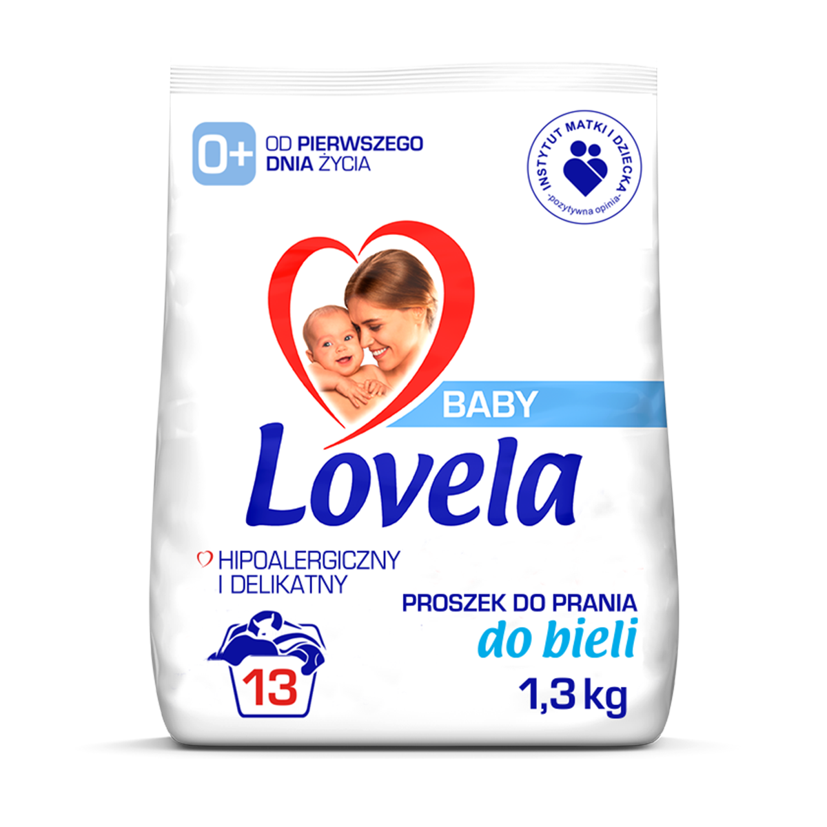 Lovela Baby Hipoalergiczny Proszek Do Prania Białego Dla Niemowląt 1,3 Kg