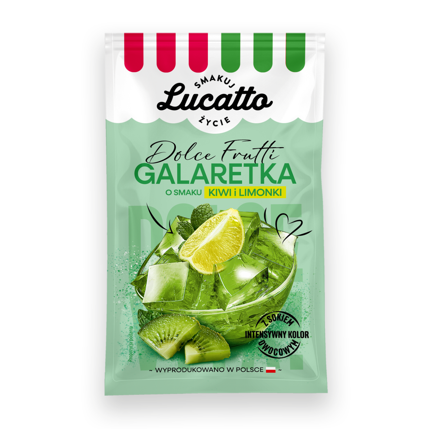 Galaretka Kiwi Limonka Lucatto 70G