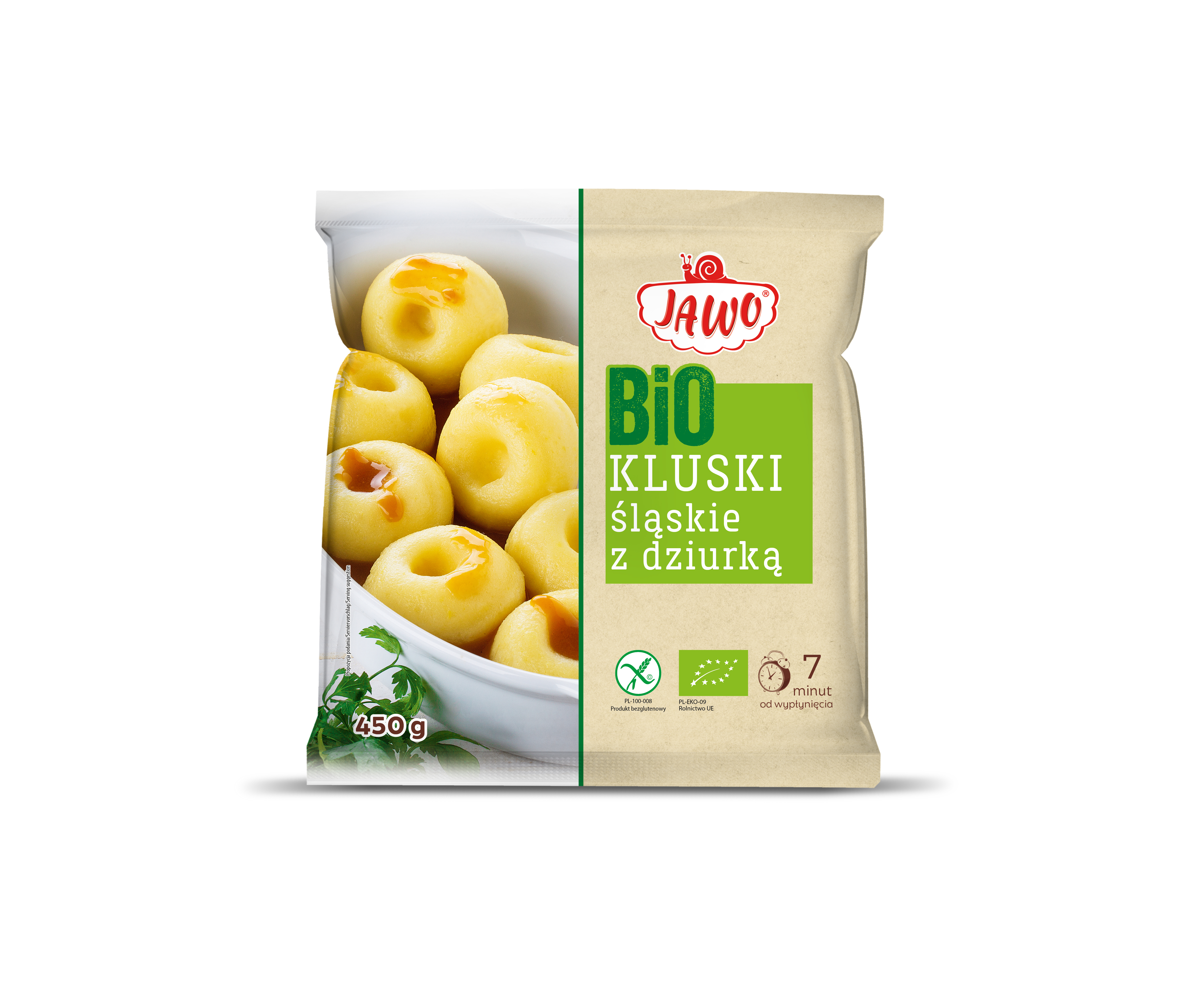 Jawo Bio Kluski Śląskie Z Dziurką 450G