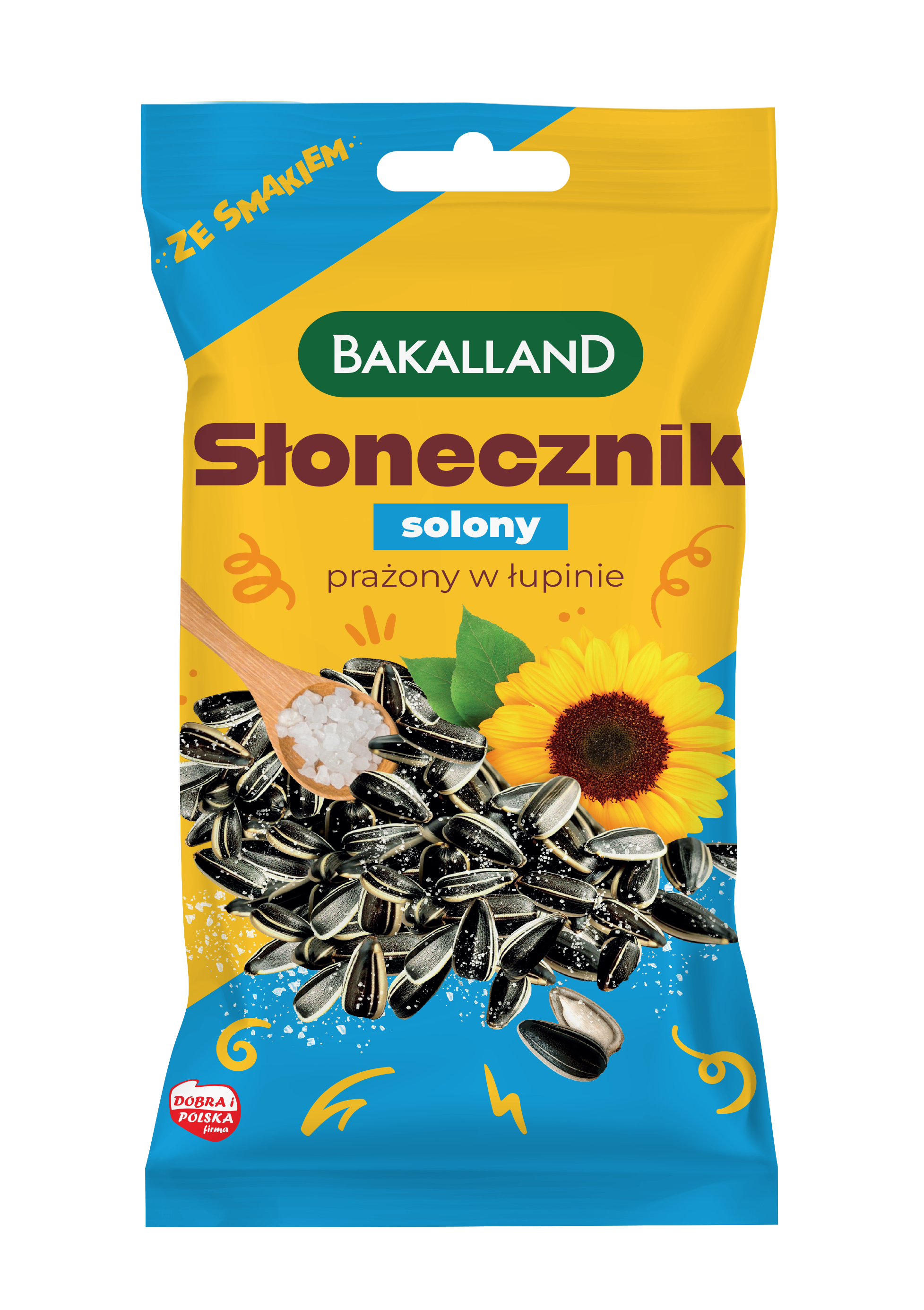 Słonecznik Solony Prażony W Łupinie Bakalland 80 G