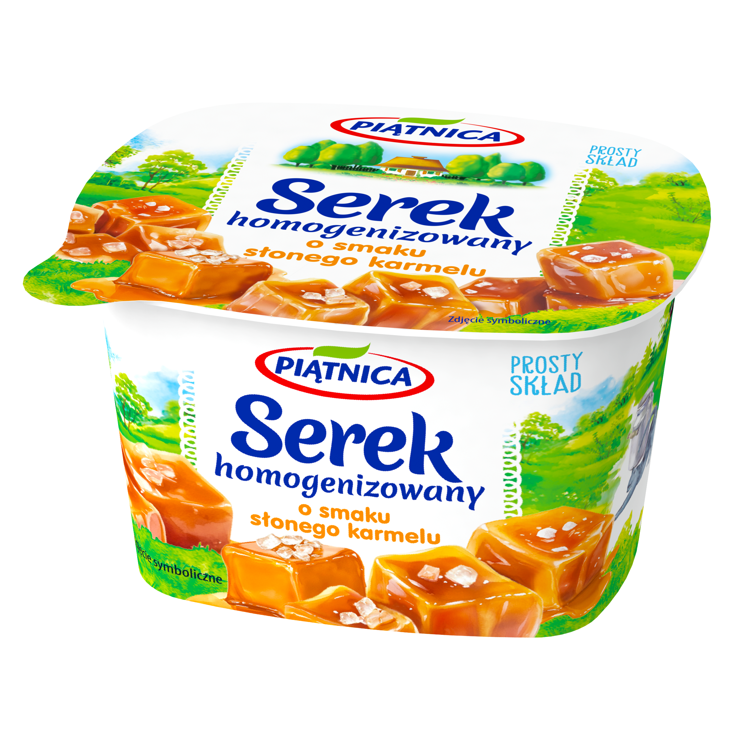 Piątnica Serek Homogenizowany O Smaku Słonego Karmelu 150 G