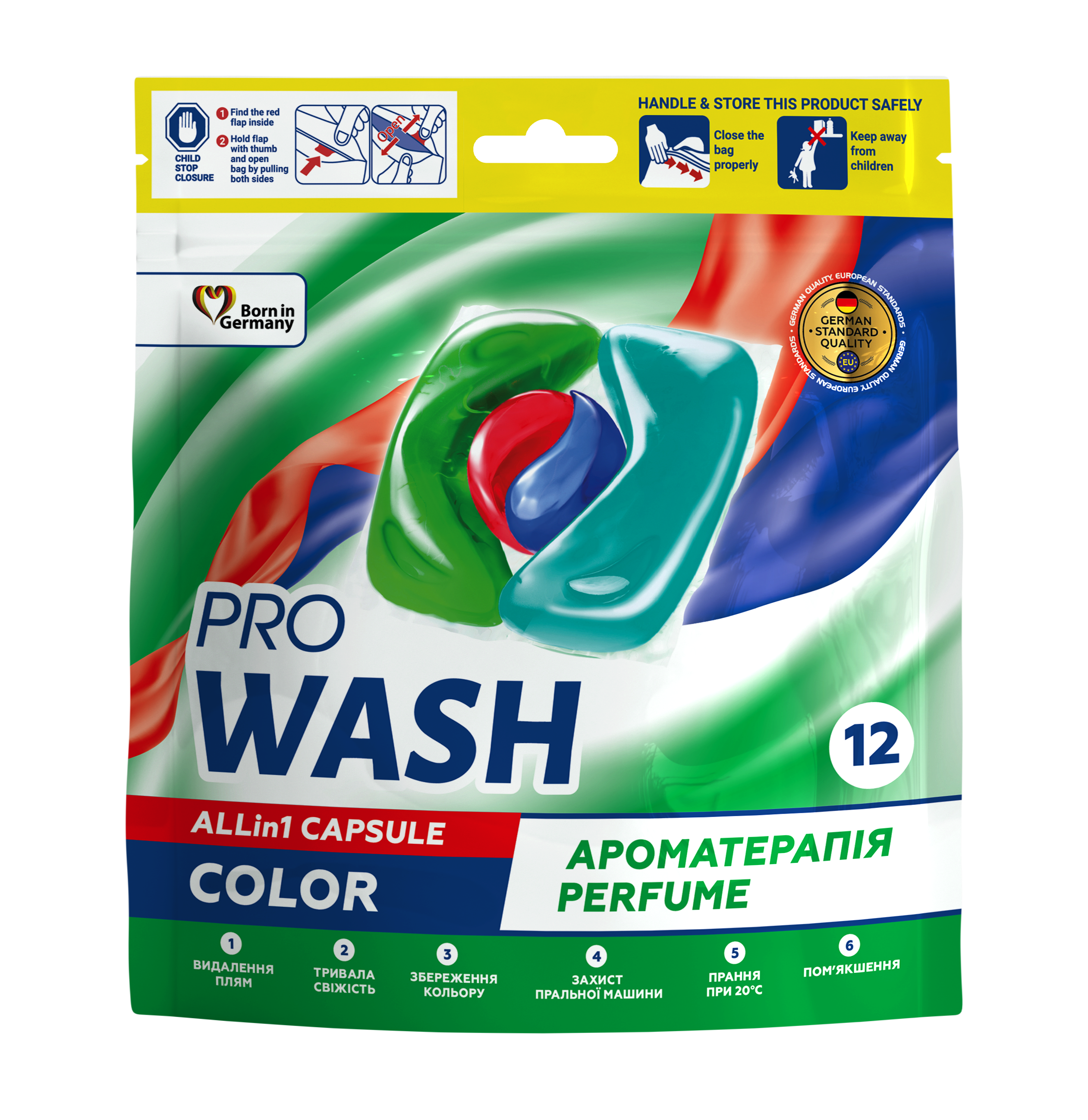 Kapsułki Do Prania Prowash Color, 12 Sztuk