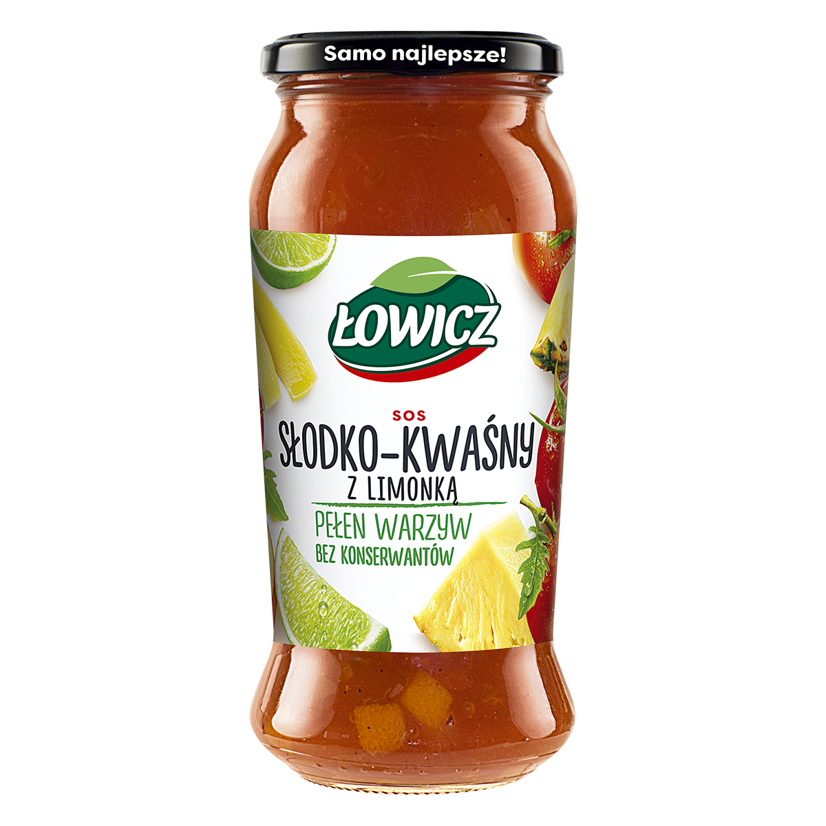 Łowicz Sos Słodko-Kwaśny Z Limonką 500 G