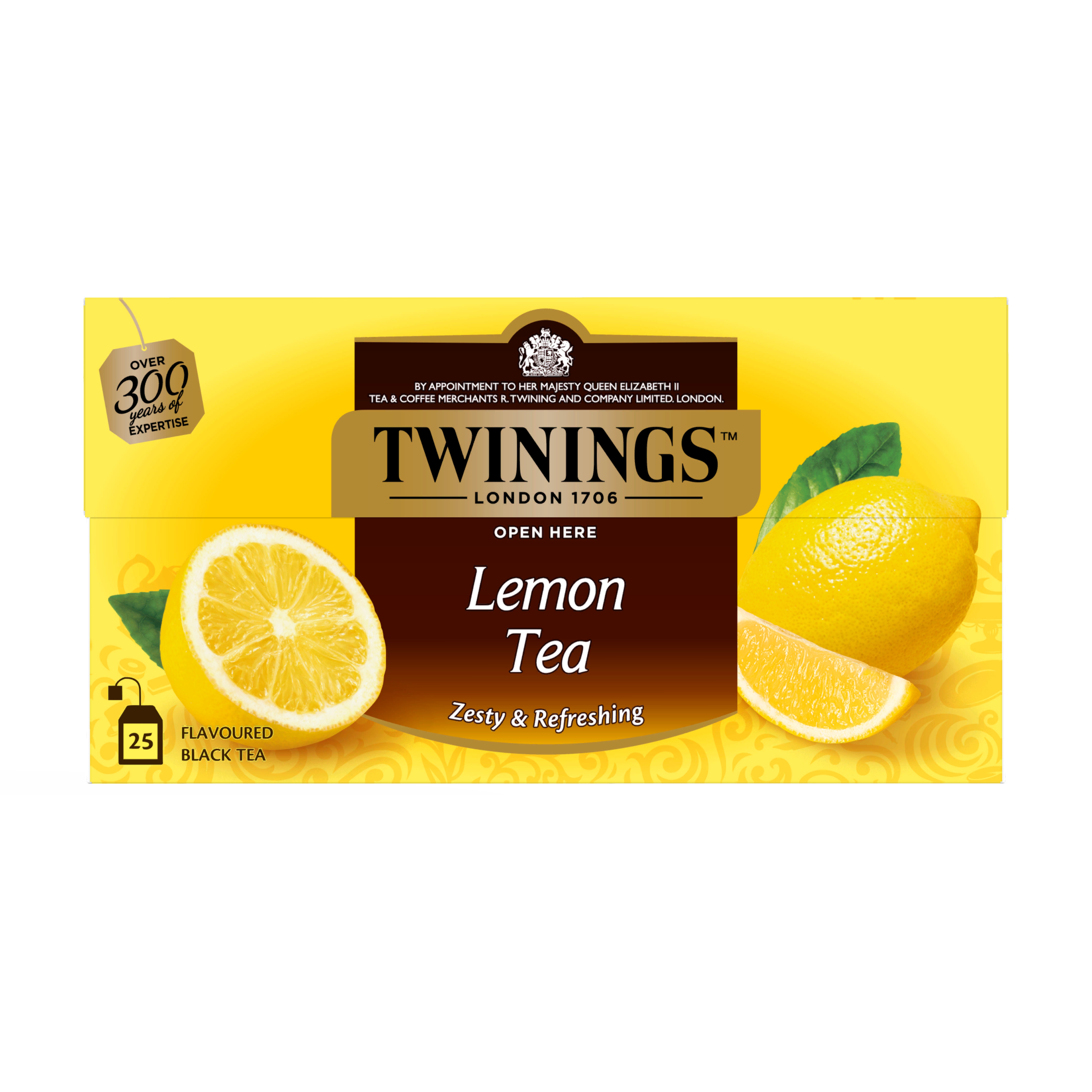 Twinings Herbata Czarna Aromatyzowana O Smaku Cytrynowym (25 Saszetek)