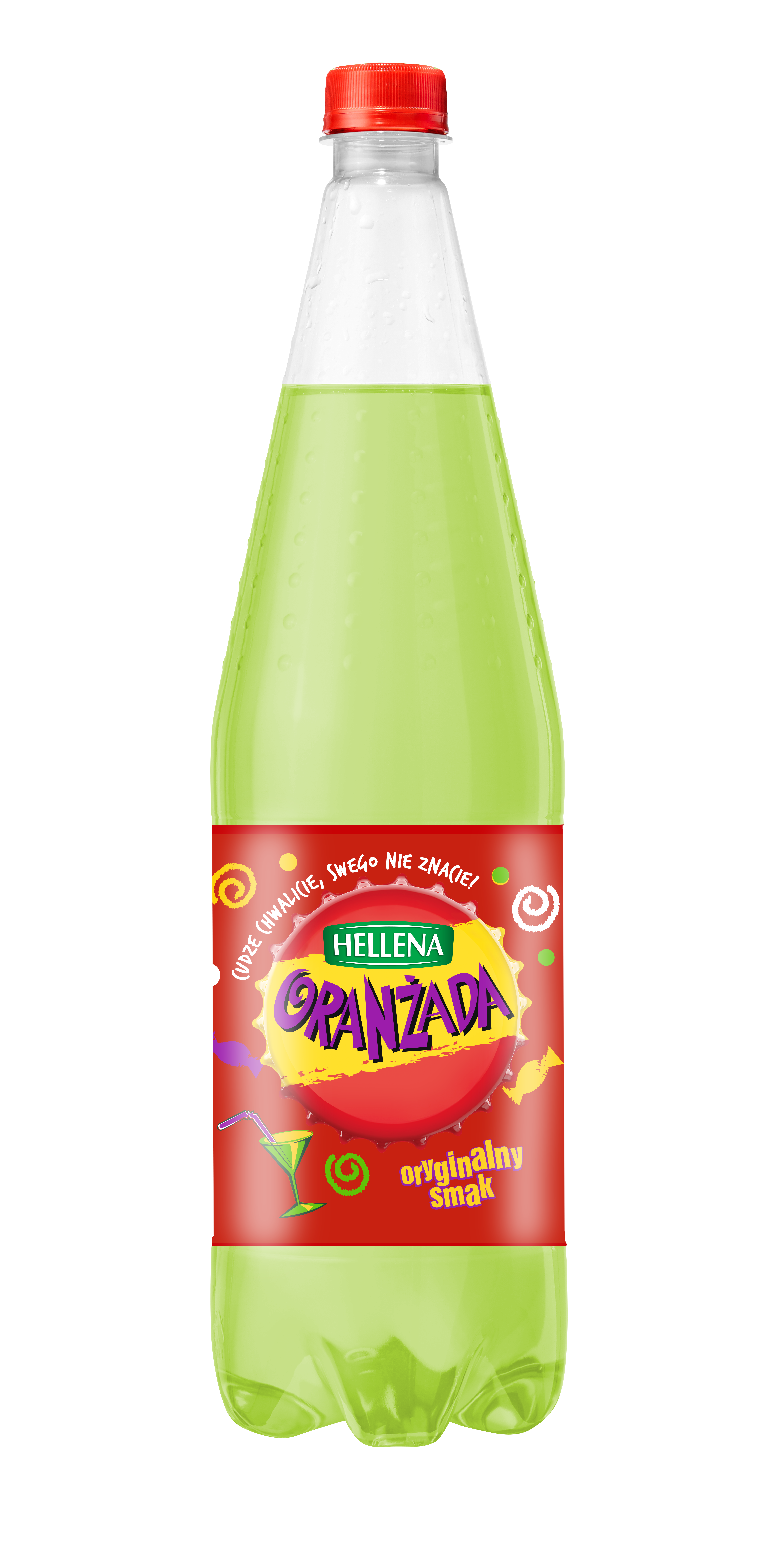 Hellena Oranżada Zielona 1,25 L