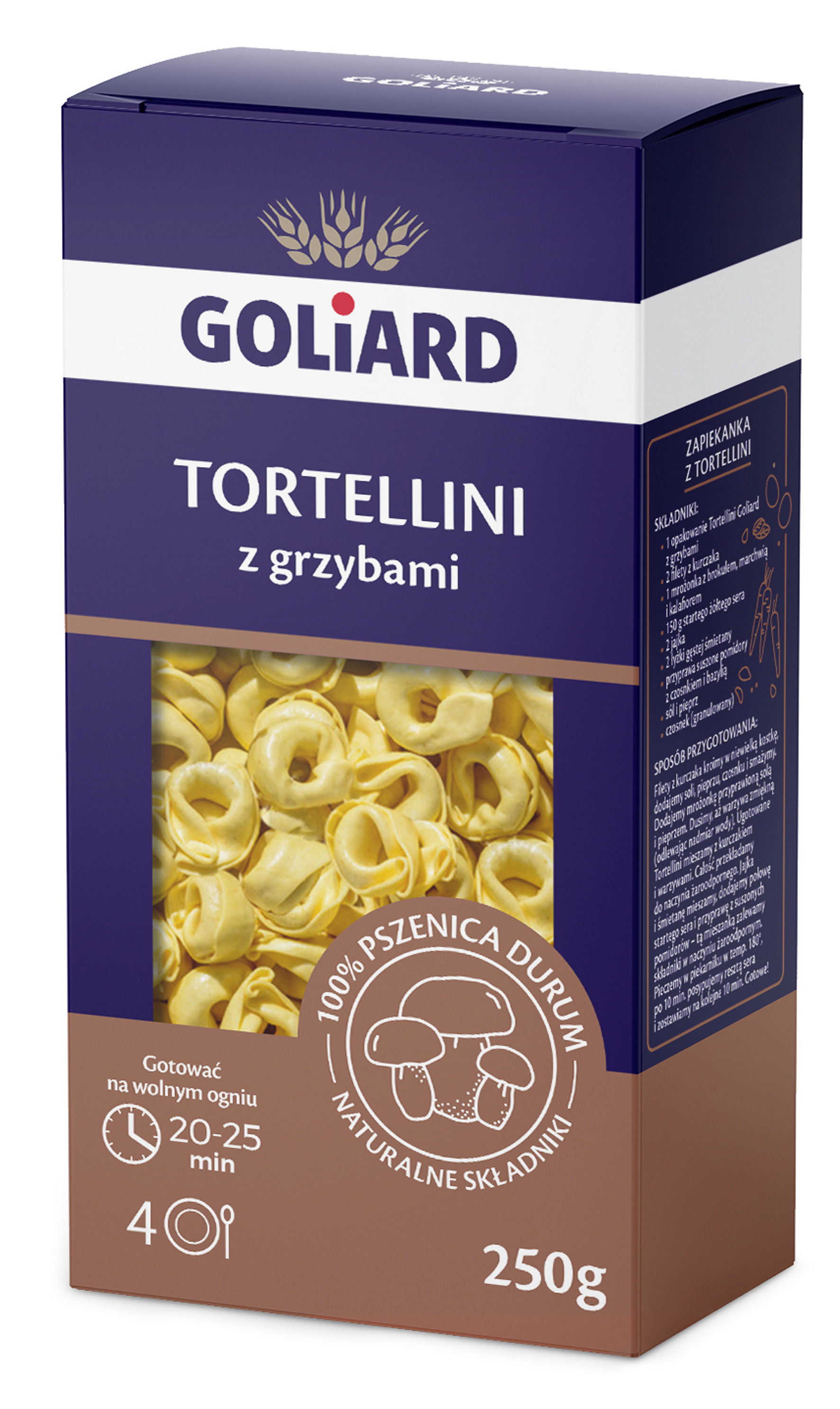 Goliard Tortellini Z Grzybami 250 G