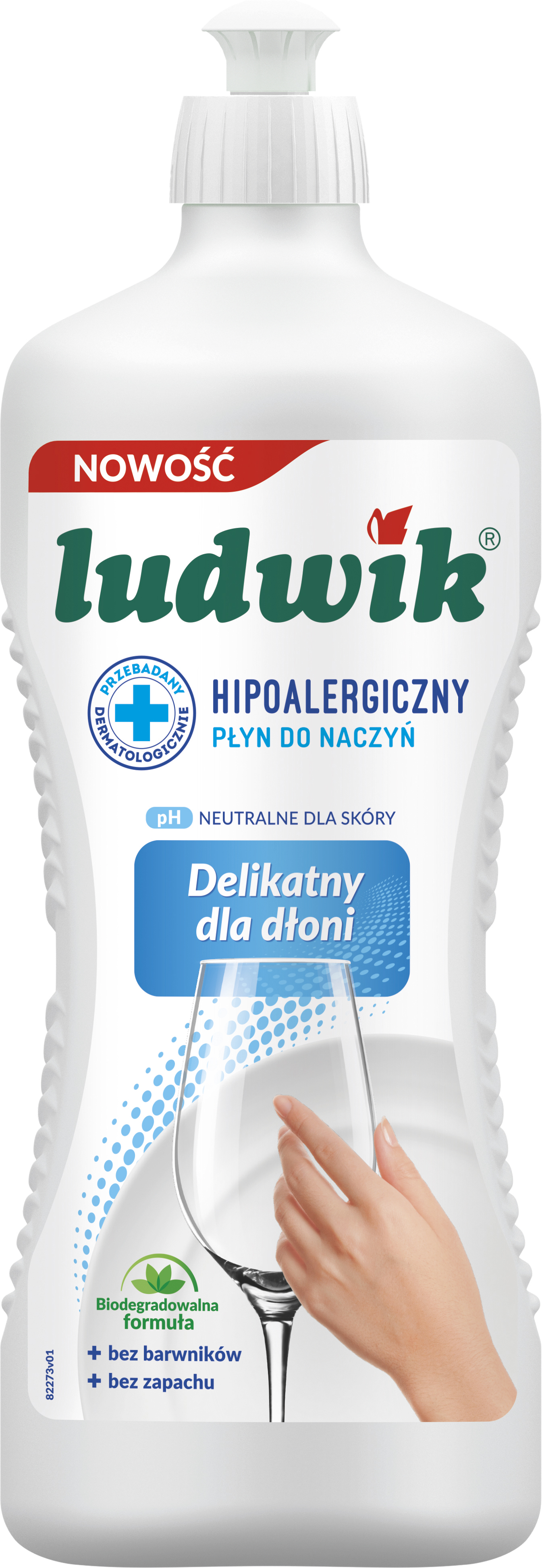 Ludwik Płyn Do Mycia Naczyń 900G - Hipoalergiczny