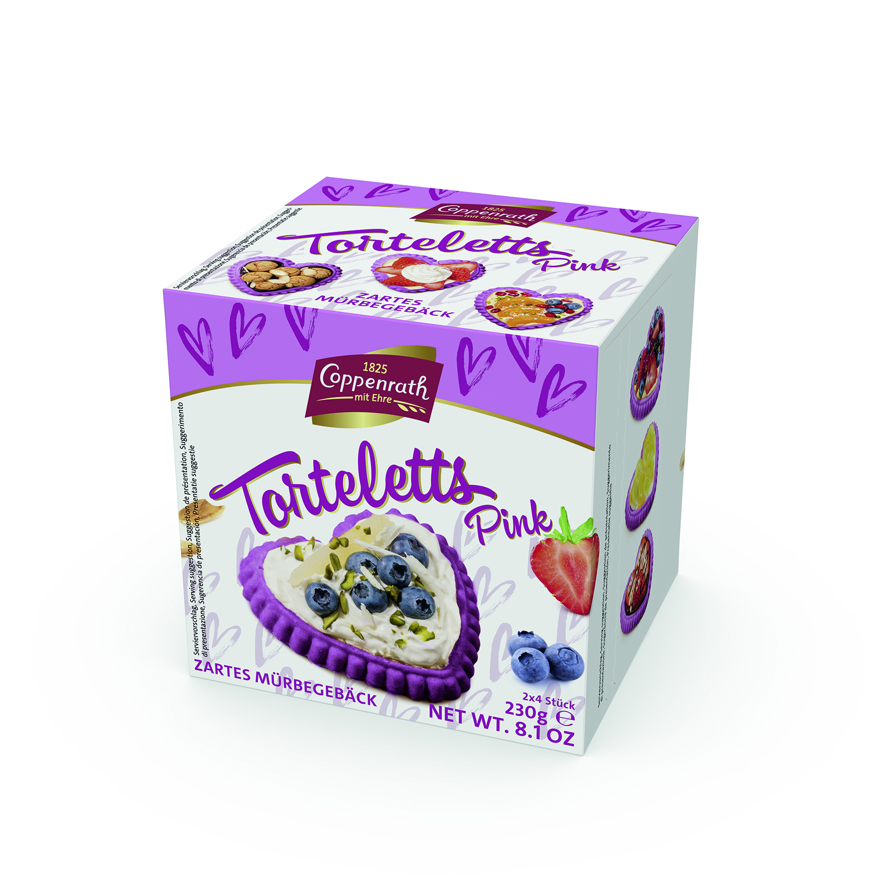 Coppenrath Kruche Foremki Do Deserów W Kształcie Serca Pink 230G
