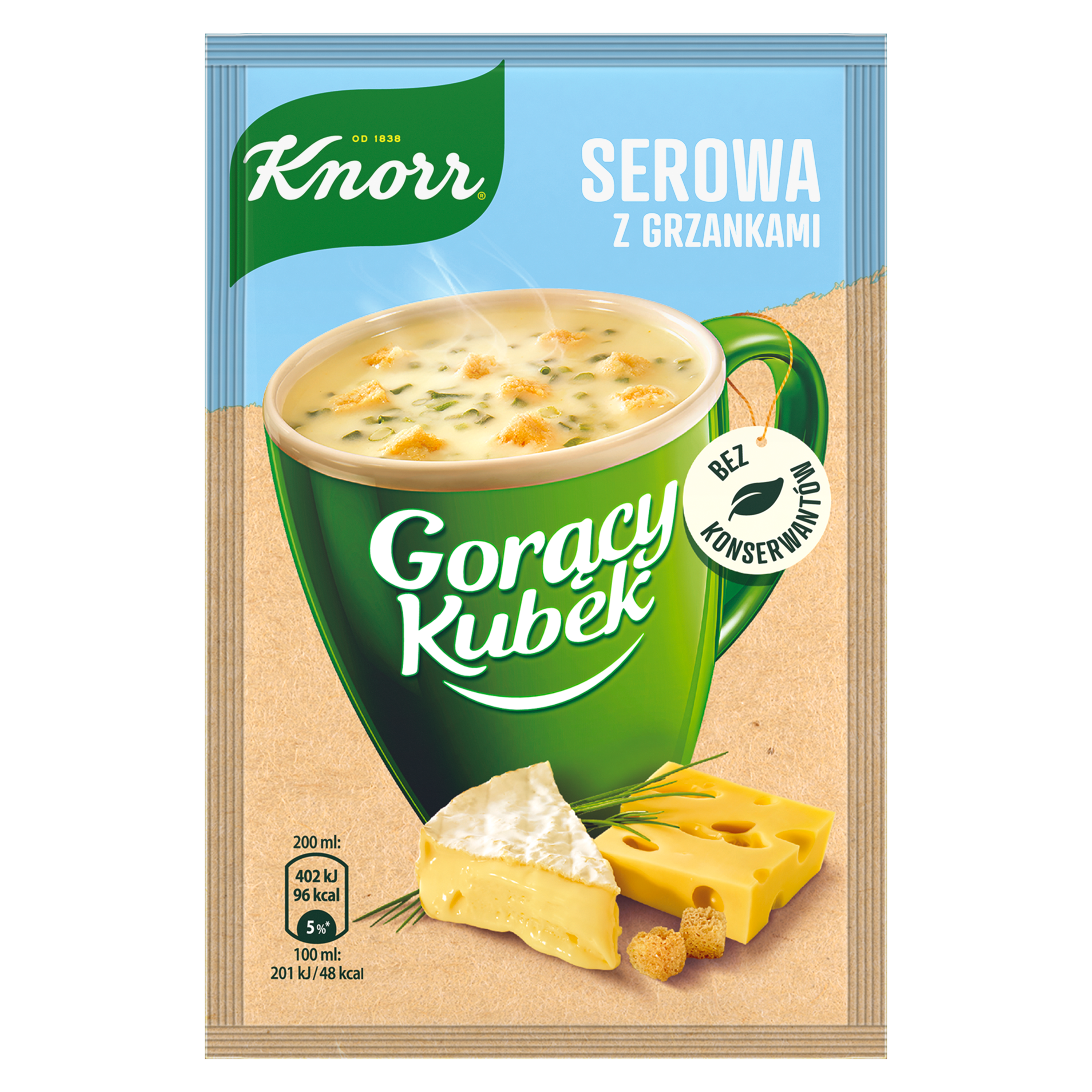 Knorr Gorący Kubek Serowa Z Grzankami 22G