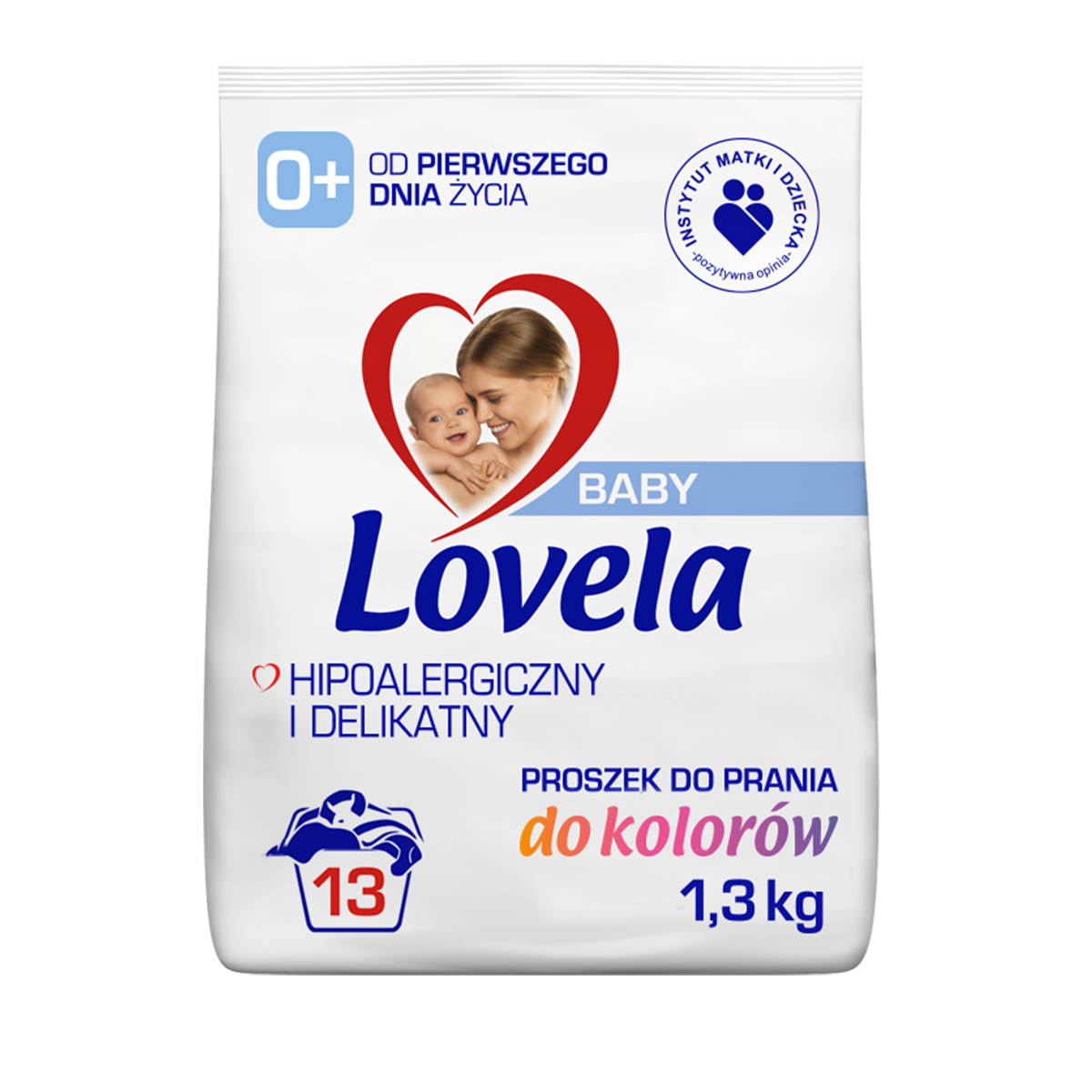 Lovela Baby Hipoalergiczny Proszek Do Prania Kolorów Dla Niemowląt 1,3 Kg