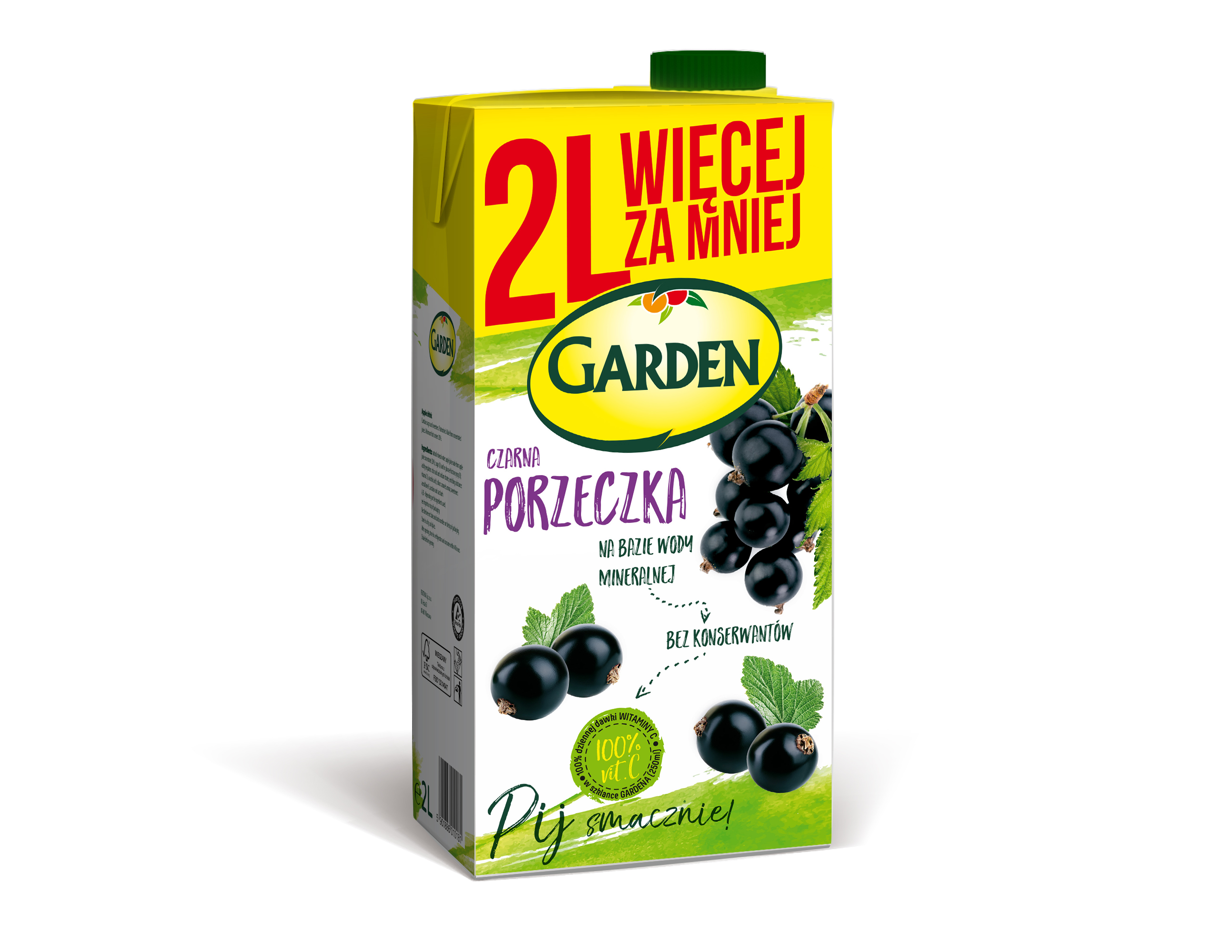 Garden Napój Czarna Porzeczka 2 L
