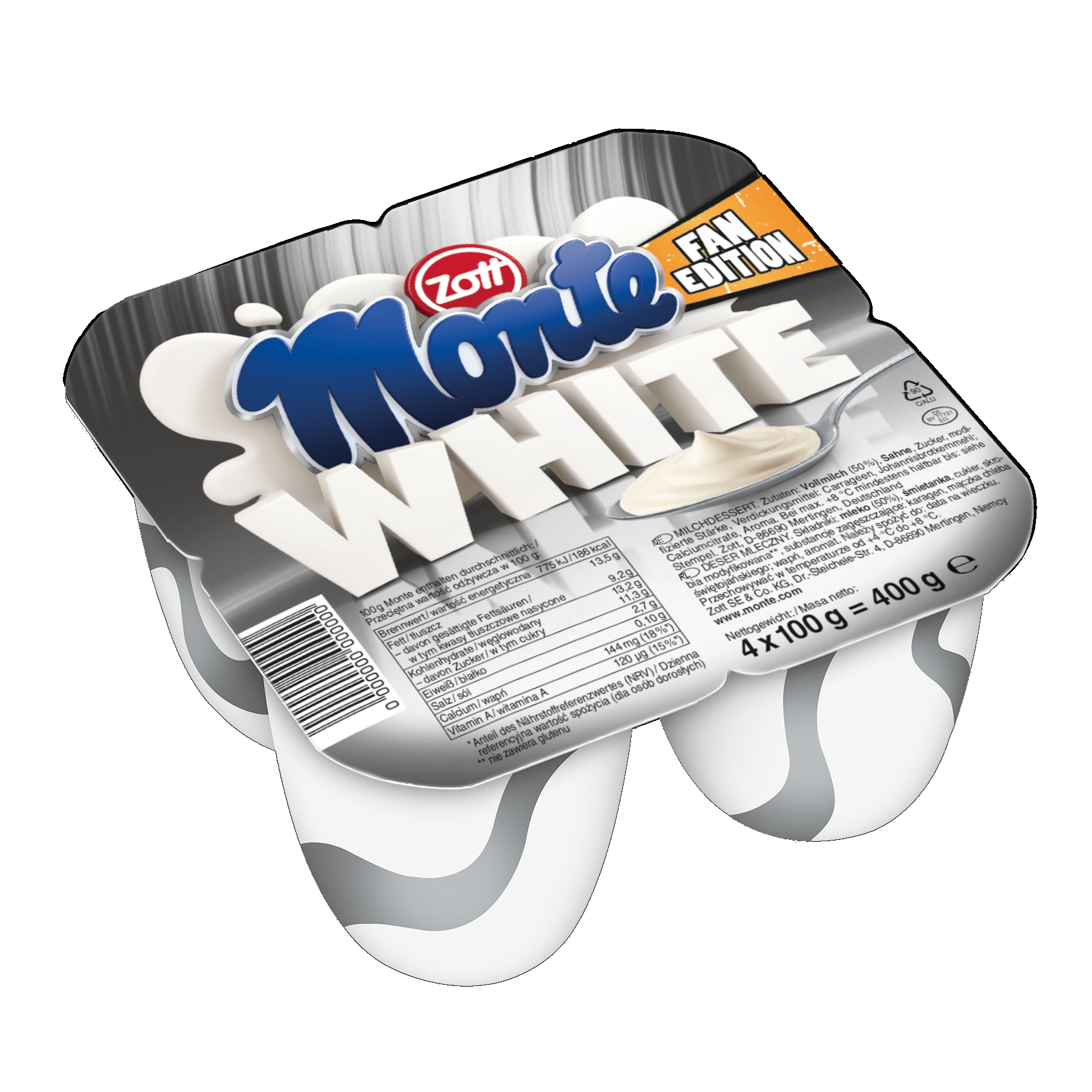 Monte White 4X100G