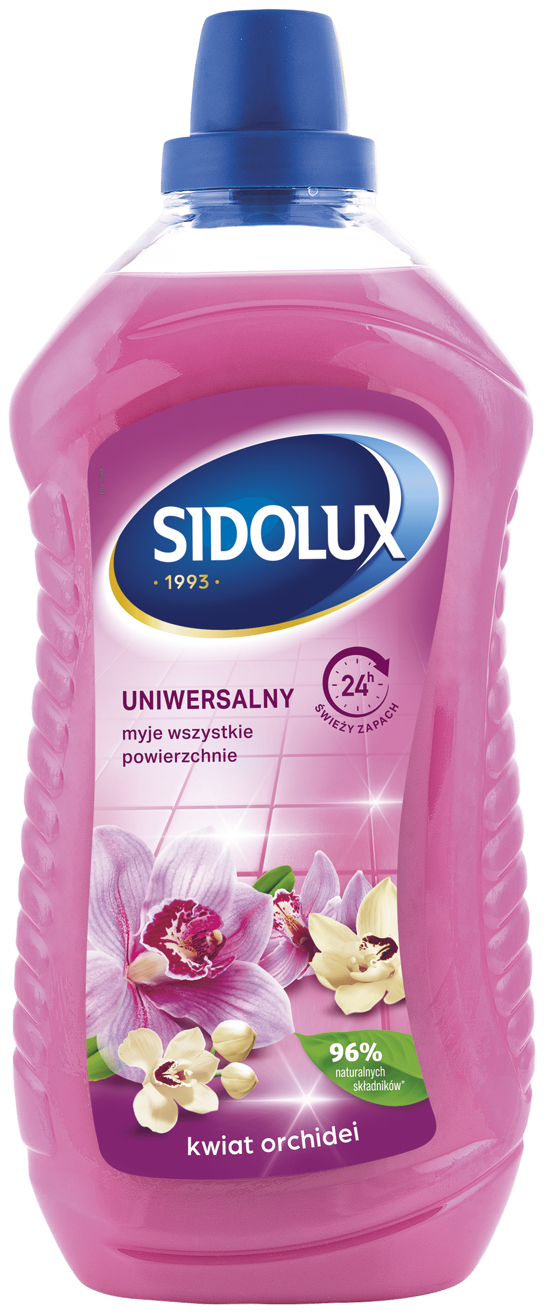 Sidolux Do Mycia Podłóg Uniwersalny Kwiat Orchidei 1 L