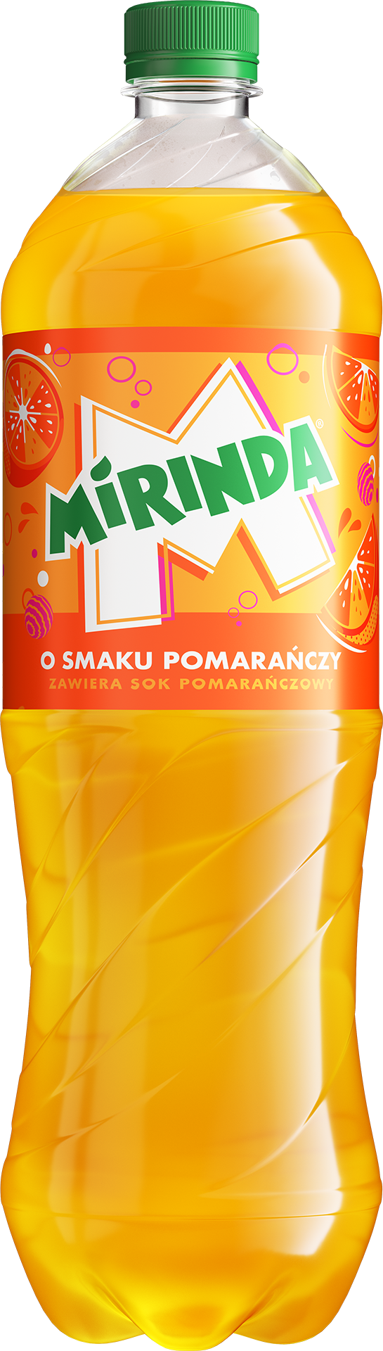 Mirinda Napój Gazowany O Smaku Pomarańczy 1,5 L Kaucja
