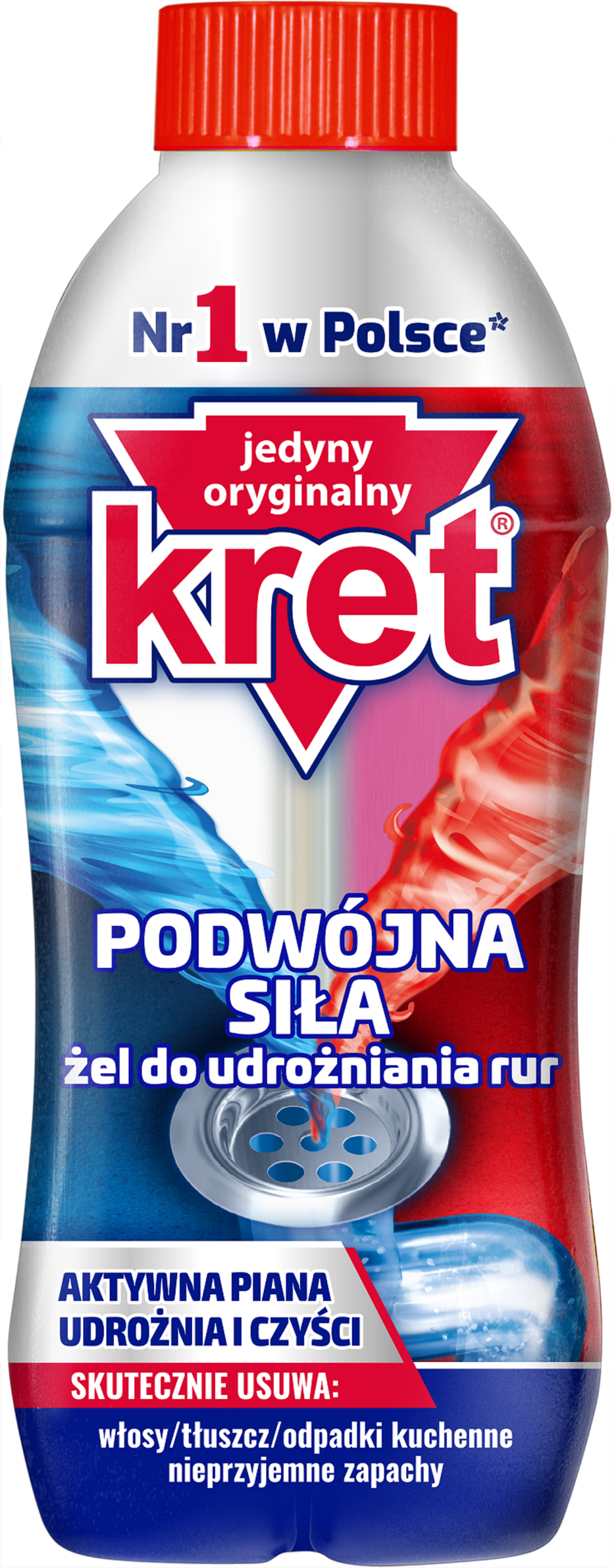 Żel Dwukomorowy Do Udrożniania 700G, Kret