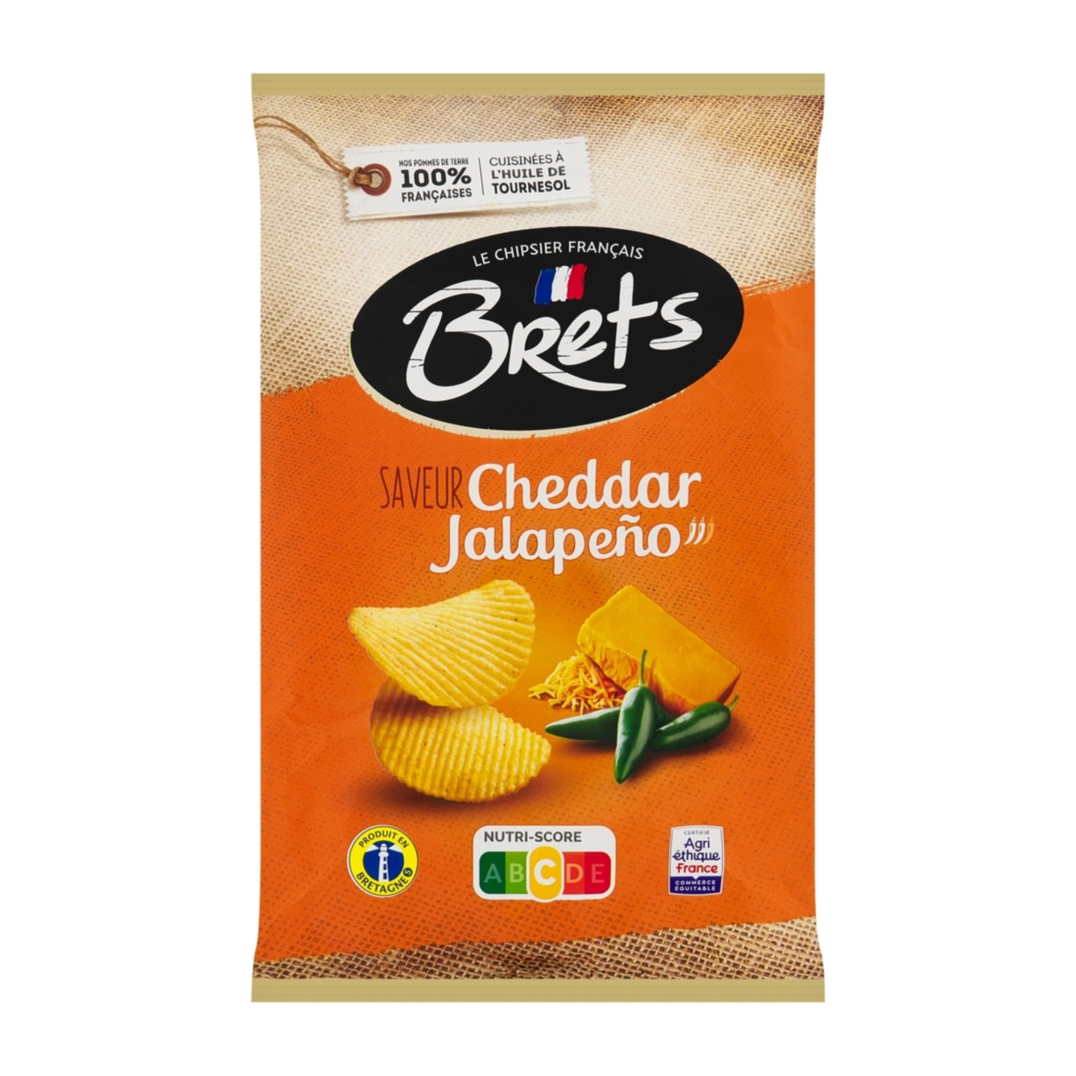 Bre Chipsy Cheddar Jalapeno 125G