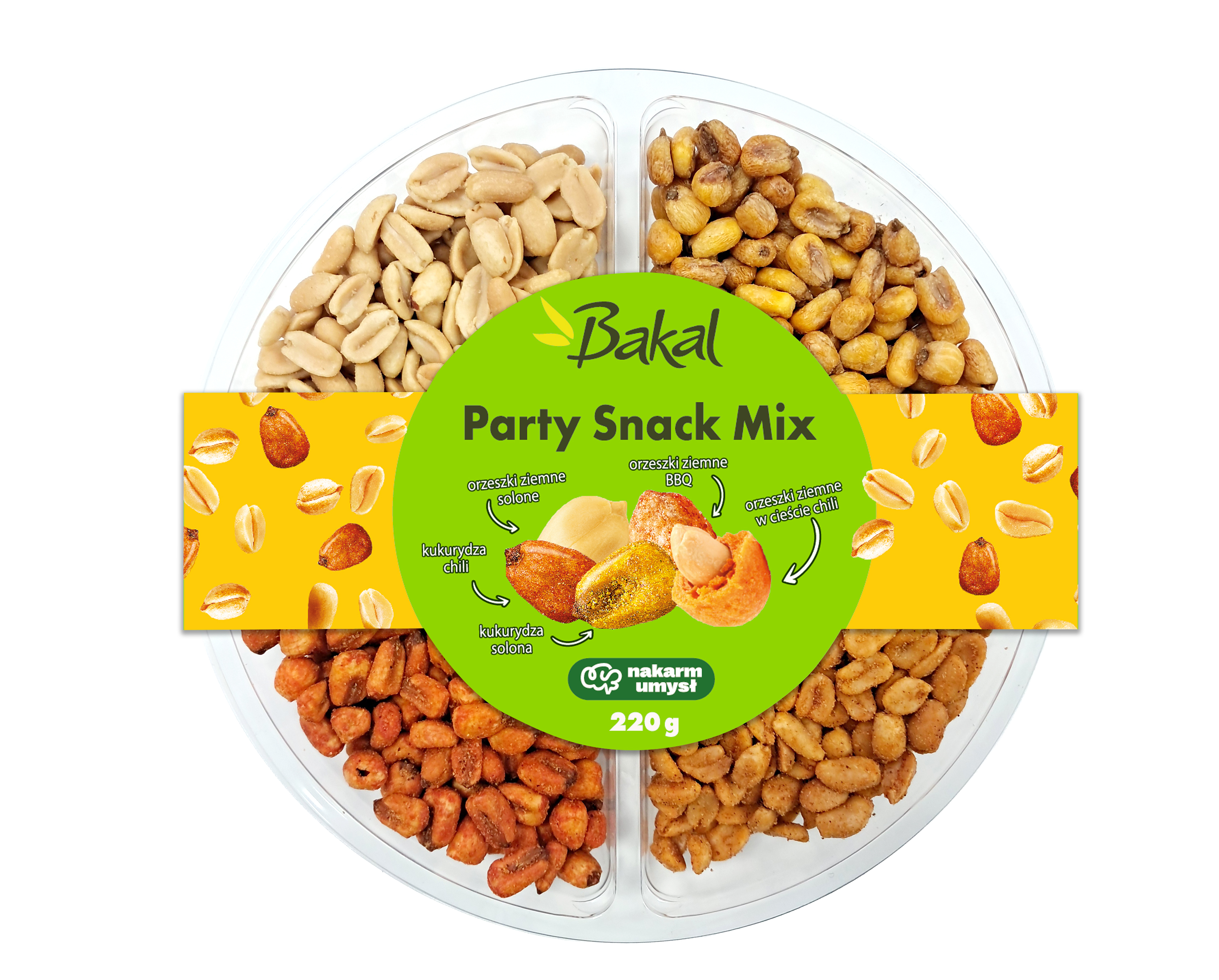 Bakal Tacka Party Snack Mix Z Orzechami Smażonymi Solonymi 220G