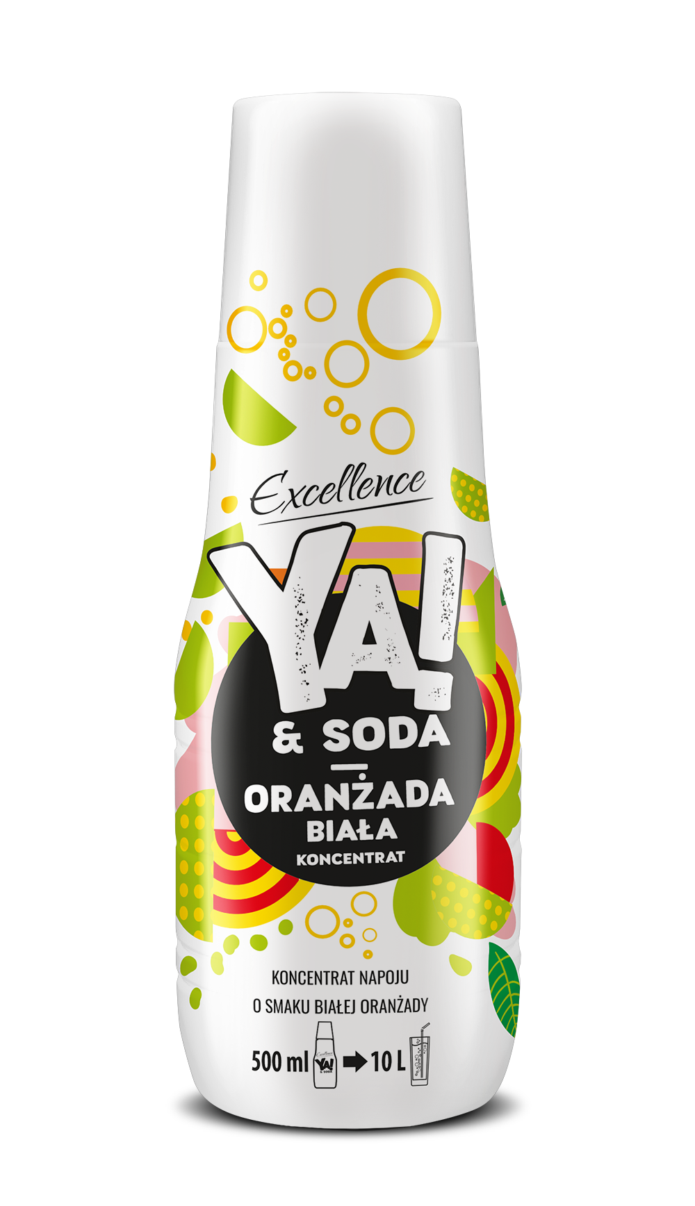 Ya!&Soda Oranżada Biała Koncentrat Napoju 500 Ml.