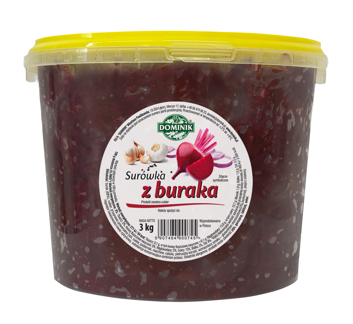 Surówka Z Buraka Polska 3Kg Dominik