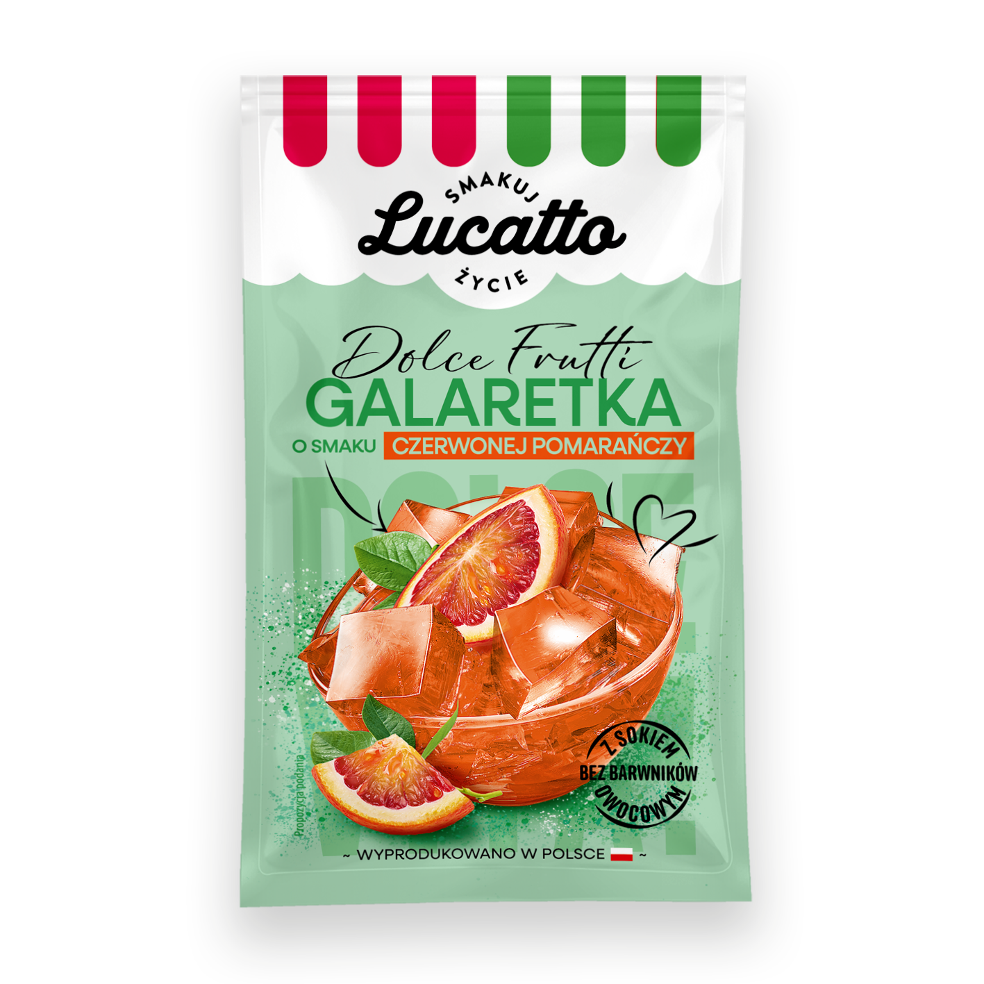 Galaretka Czerwona Pomarańcza Lucatto 70G