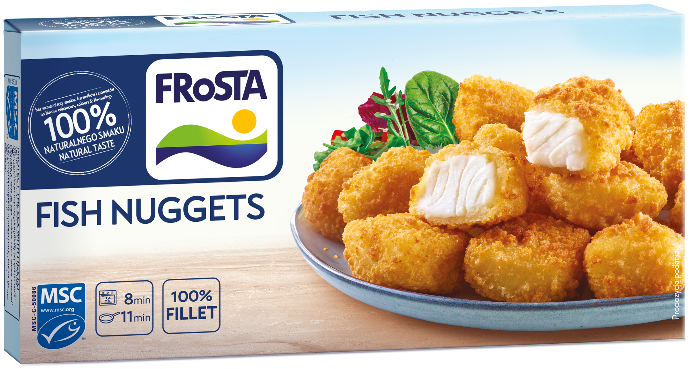 Frosta Fish Nuggets Z Fileta 240 G (12 Sztuk)