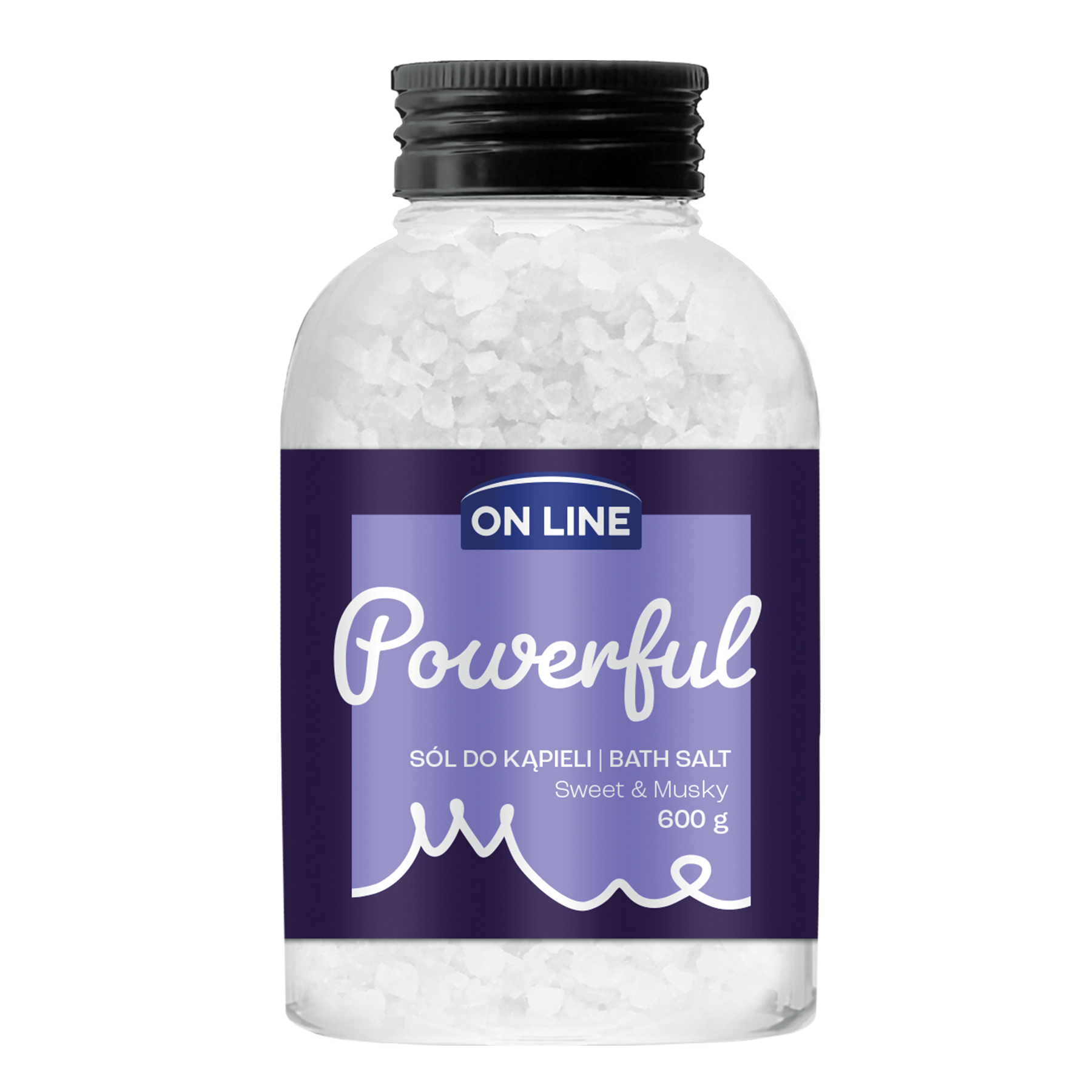 On Line Sól Do Kąpieli Powerful Sweet & Musky 600 G