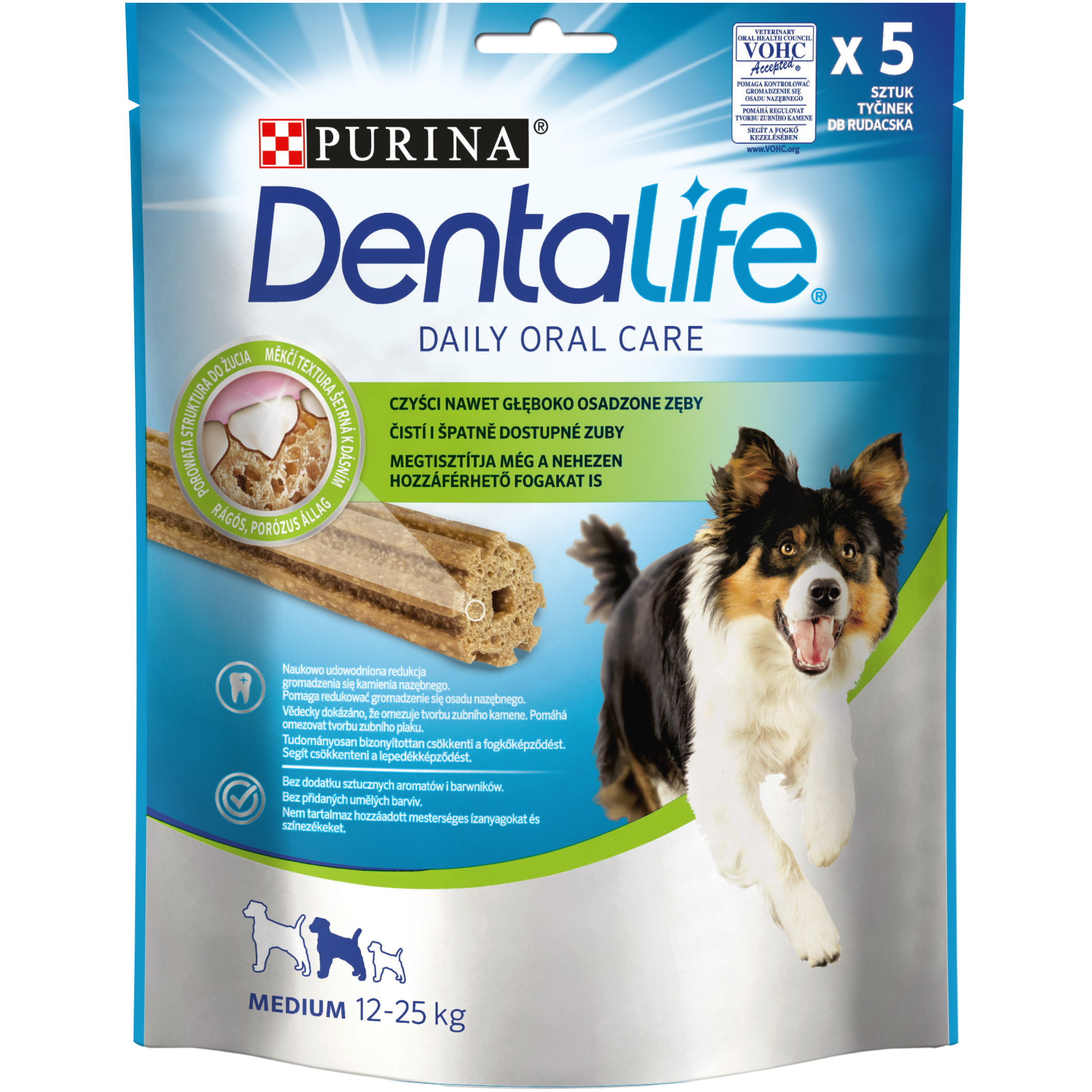 Przekąski Stomatologiczne Dentalife Medium 5Szt 115G