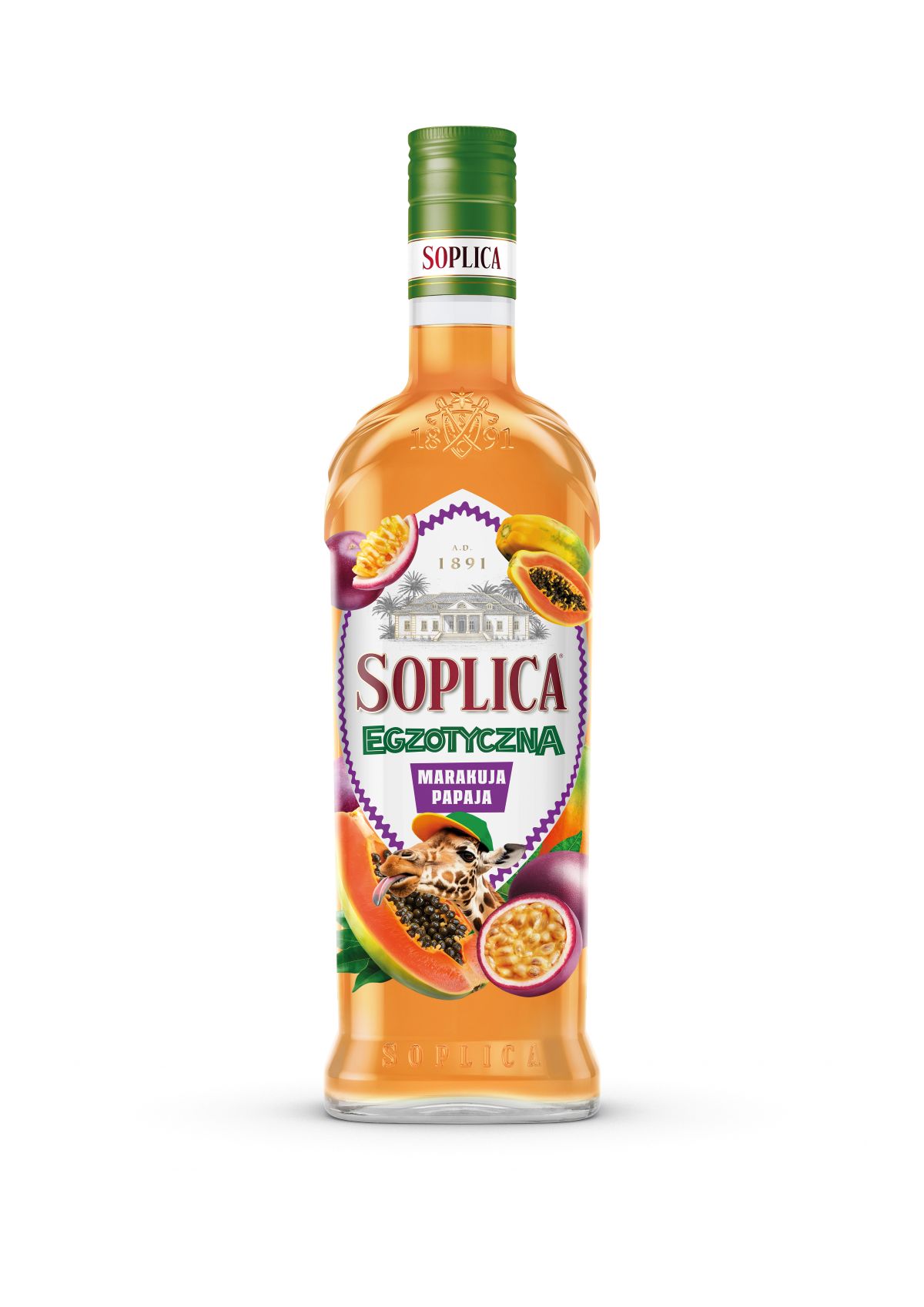 Likier Soplica Egzotyczna Marakuja Papaja 0,5L 21%