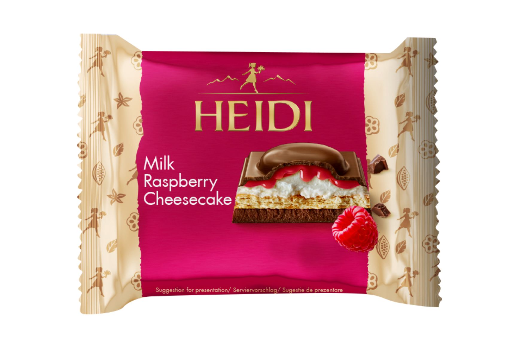 Heidi Milk Raspberry Cheesecake, 55G