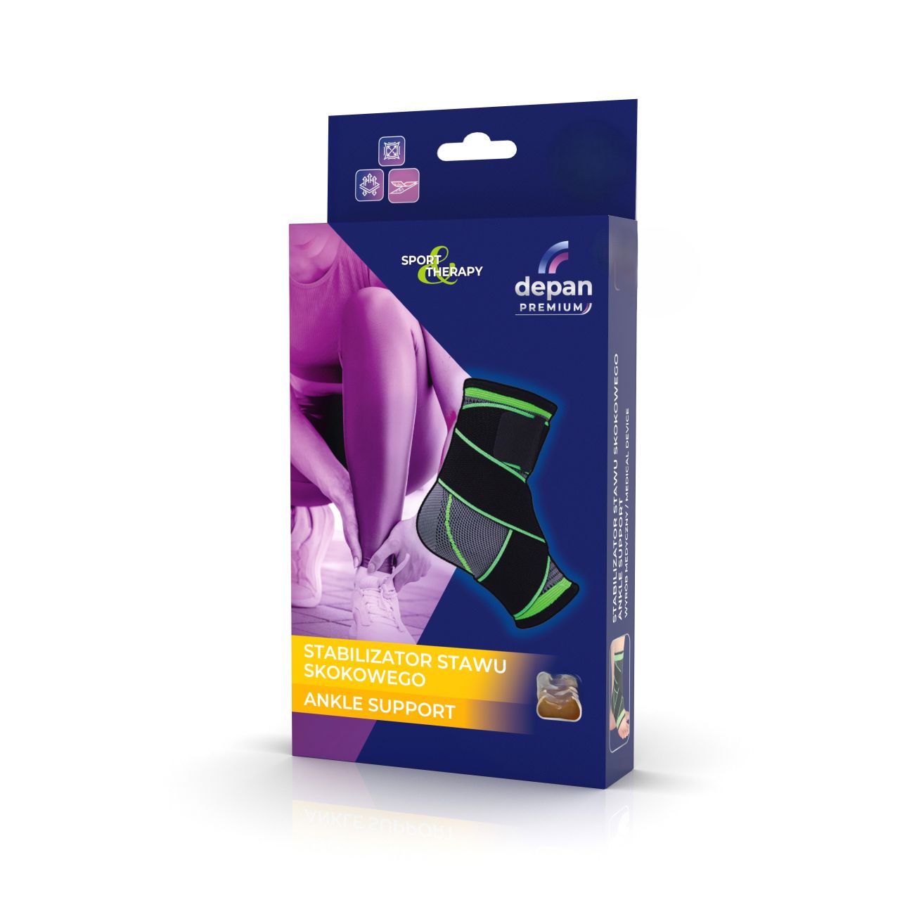 Stabilizator Stawu Skokowego M Depan Premium