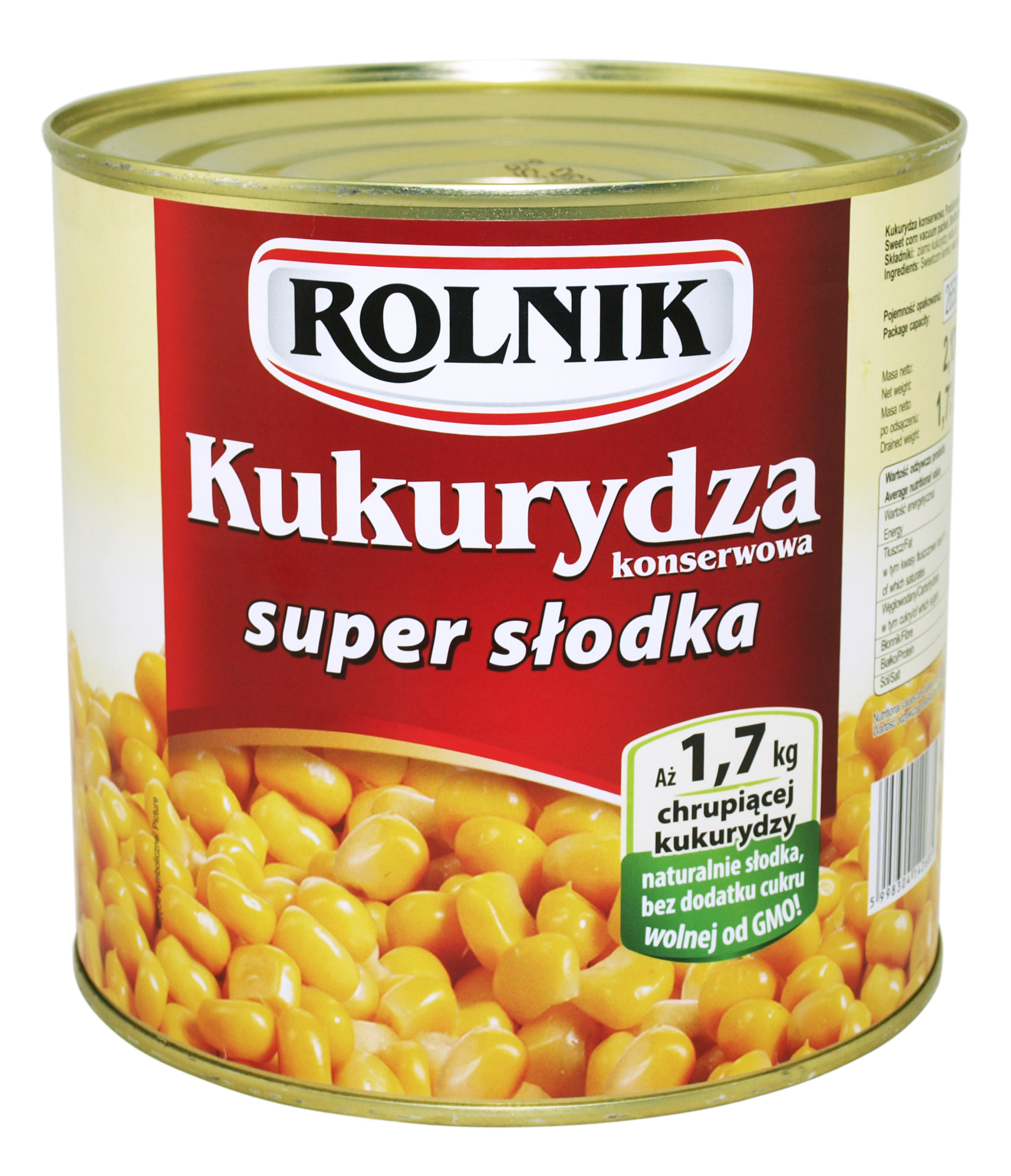 Kukurydza Konserwowa Rolnik 2650 Ml