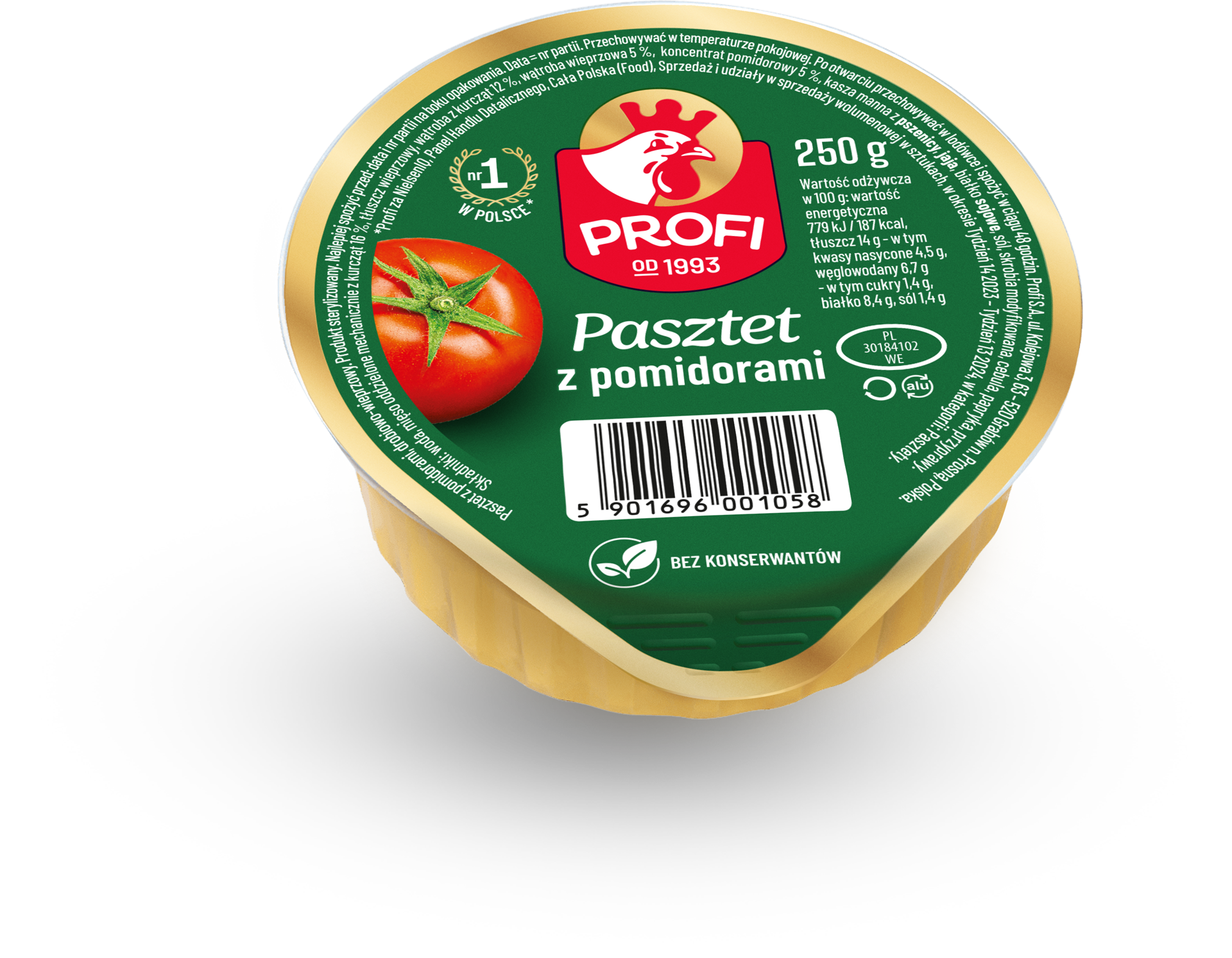Profi Pasztet Z Pomidorami 250G