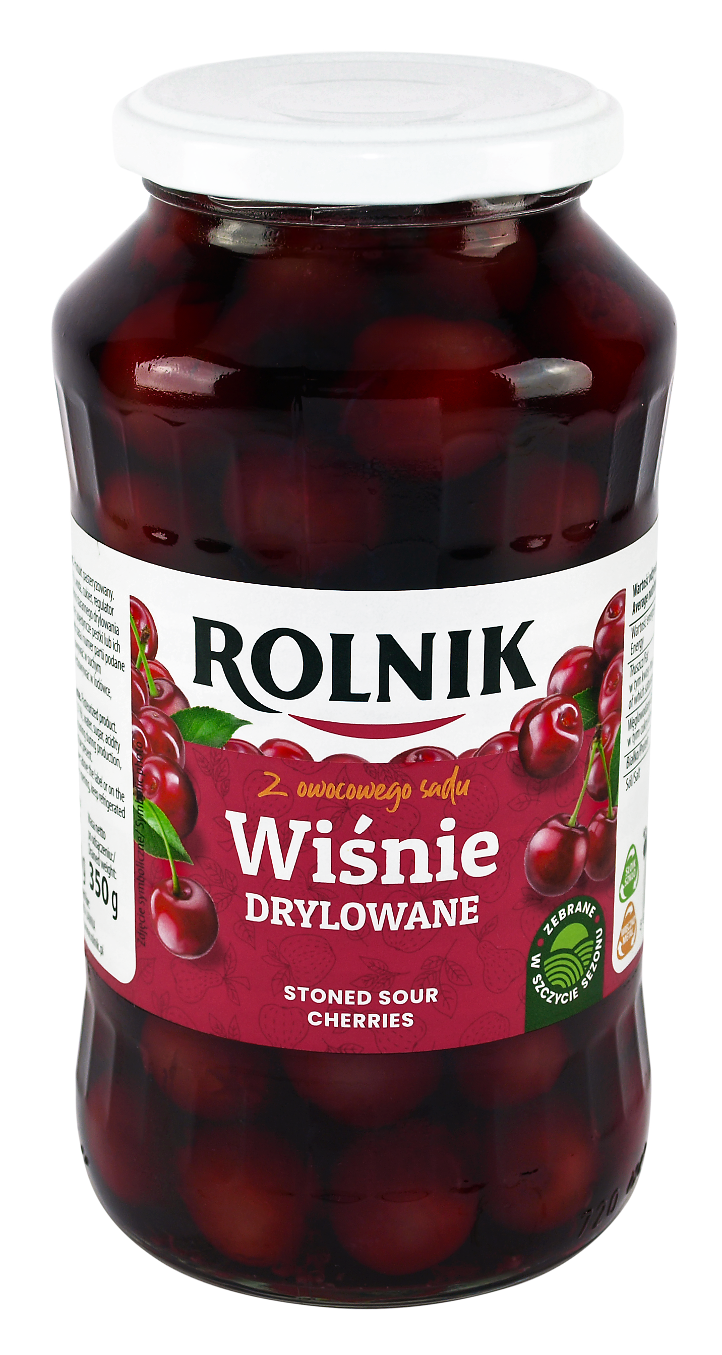 Wiśnie Drylowane 720 Ml Rolnik