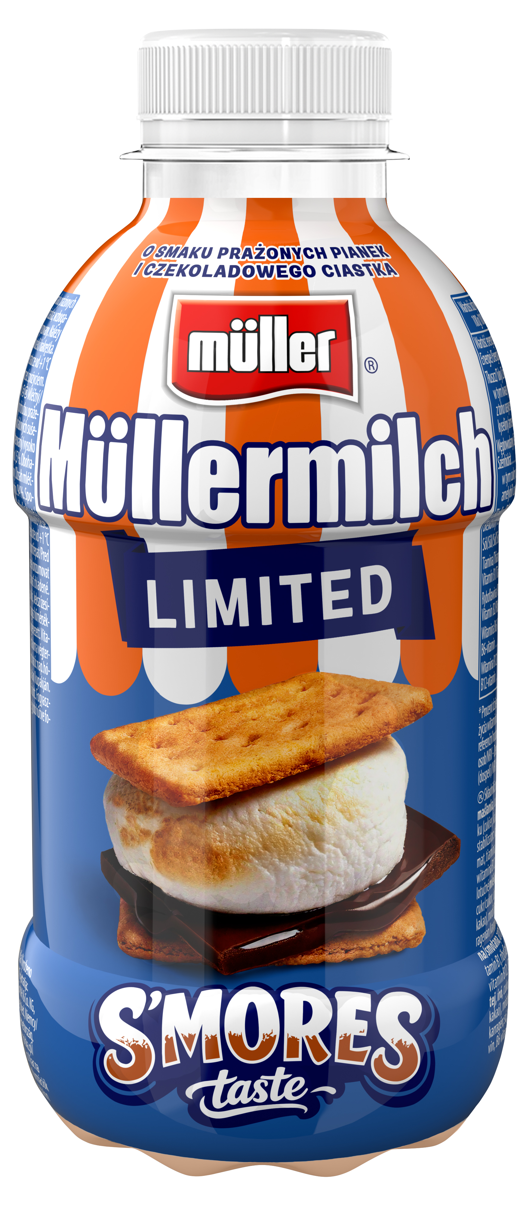 Müllermilch Napój Mleczny Limitowana Edycja S'Mores 400G