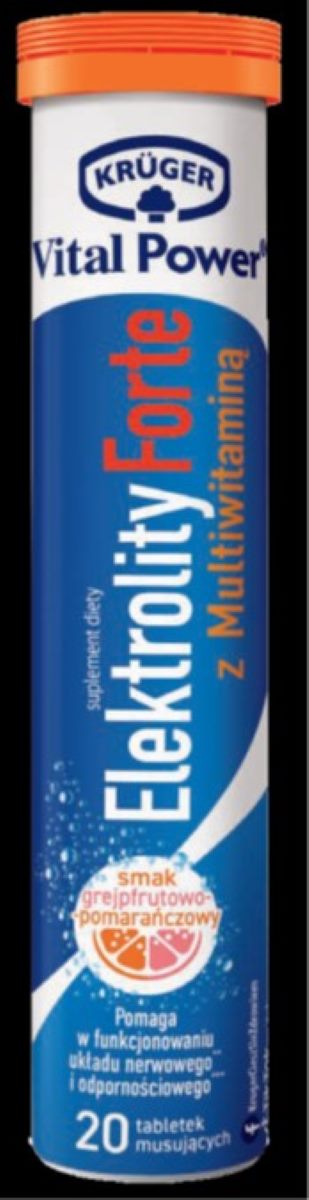 Kruger Vital Power Elektrolity Forte Z Multiwitaminą 86G