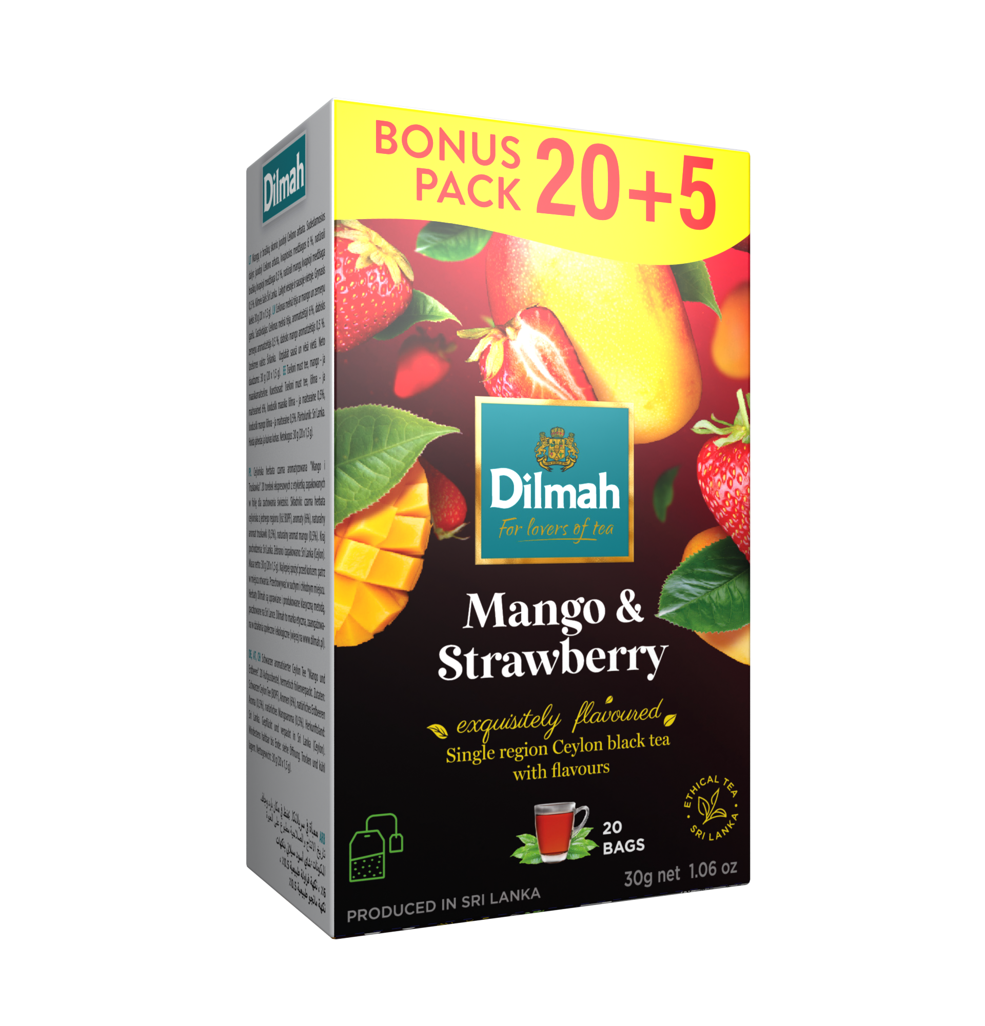 Dilmah Mango & Strawberry [20 + 5 X1,5G]