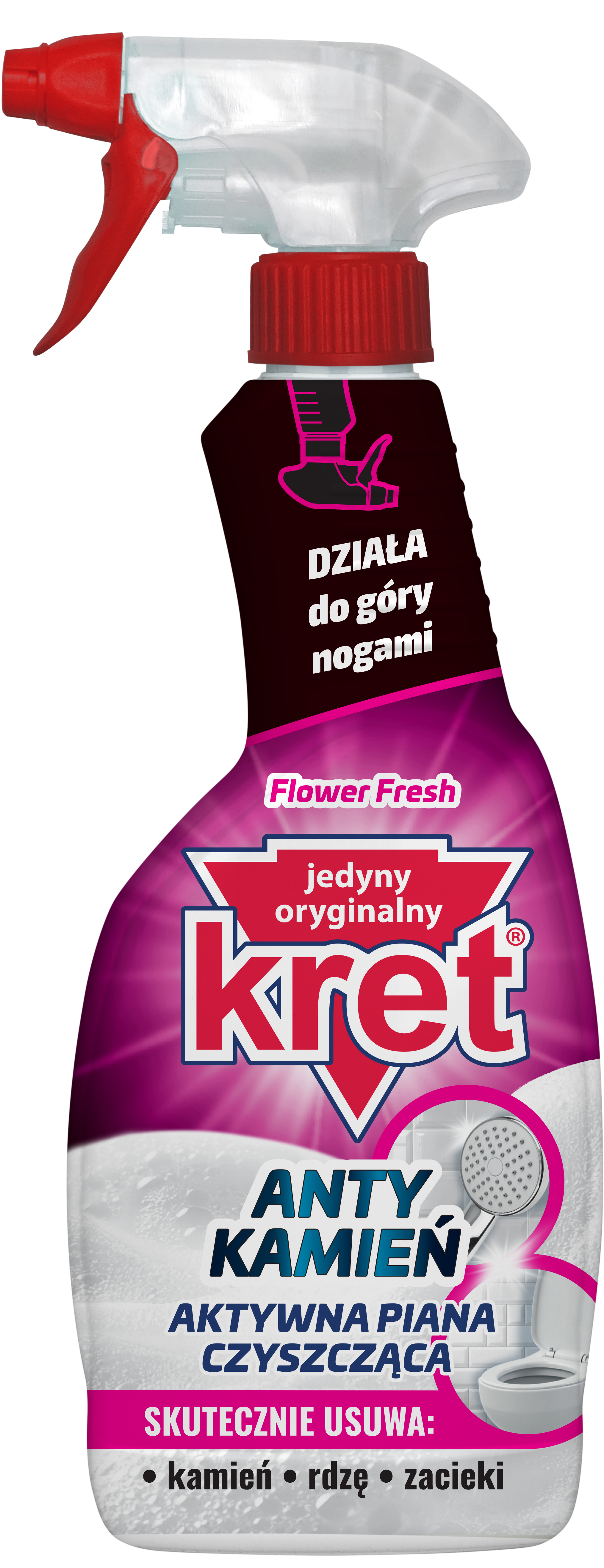 Antykamień Aktywna Piana Flower Fresh Spray Czyszczący 500Ml