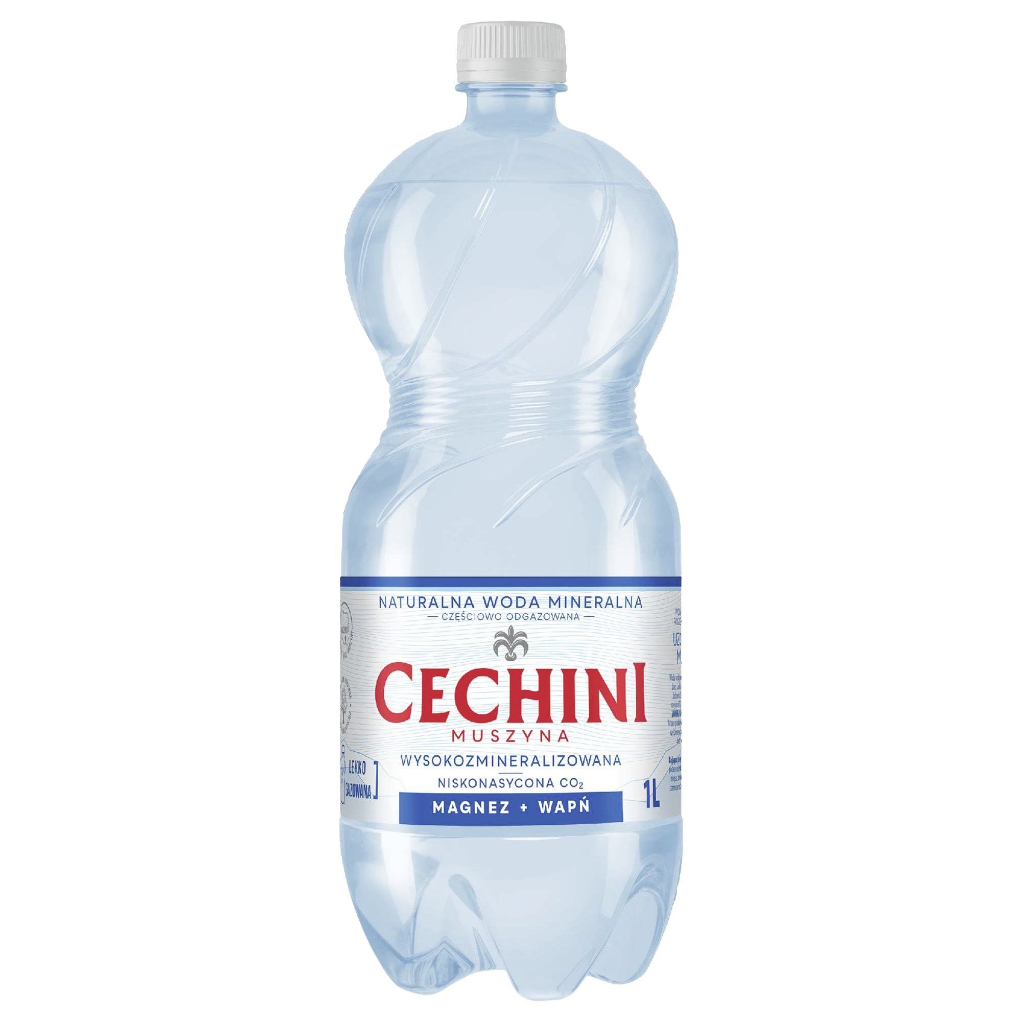 Woda Cechini Muszyna 1 L Niskonasycona Kaucja